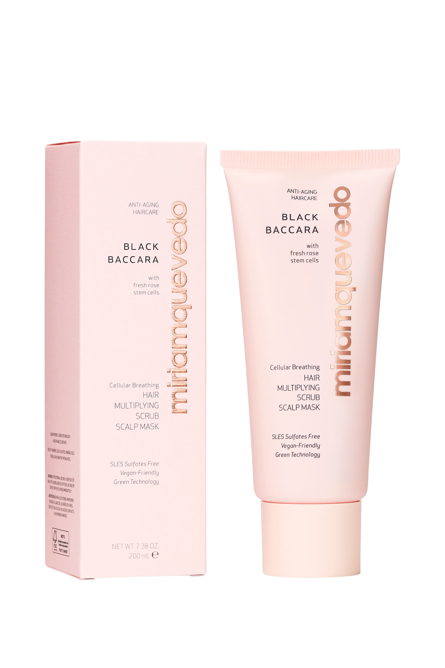 Black Baccara Cellular Breathing Hair Multiplying Scrub Scalp Mask