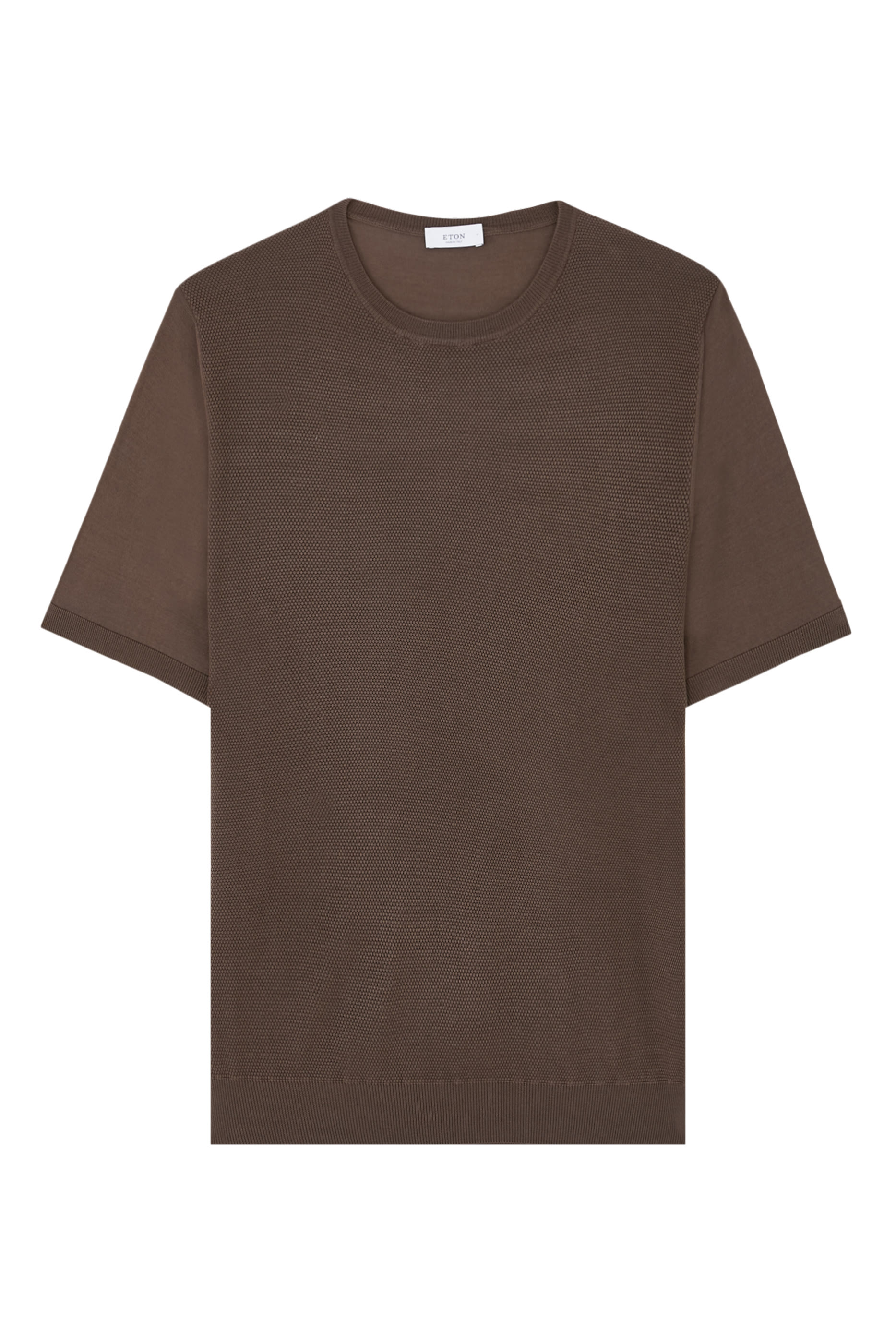 Crew Neck Knitted T-Shirt