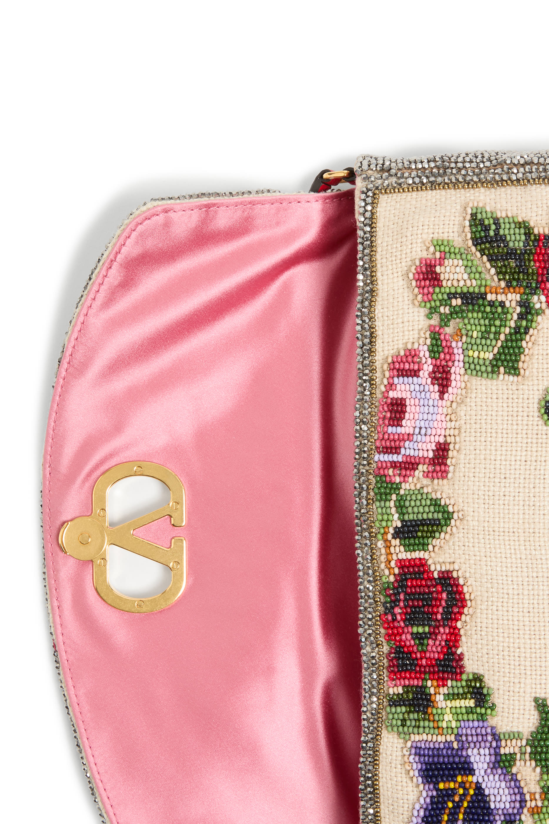 Vain Embroidered Shoulder Bag