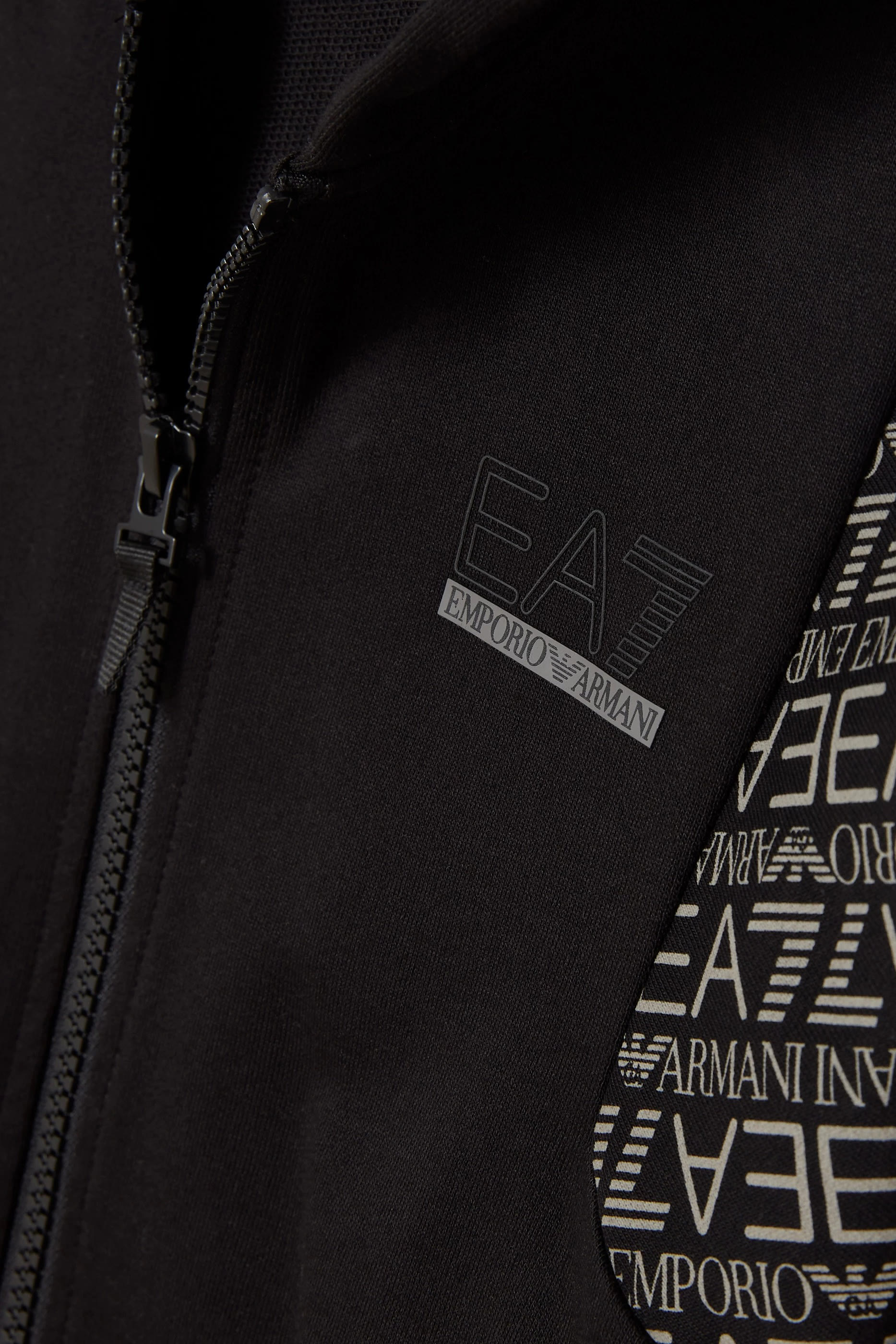 Kids EA7 Logo Hoodie