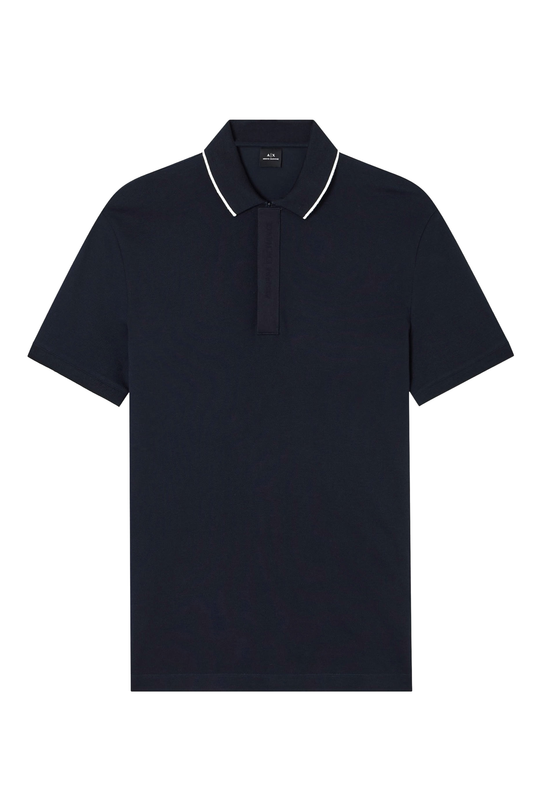  Slim Fit Polo with Button Insert