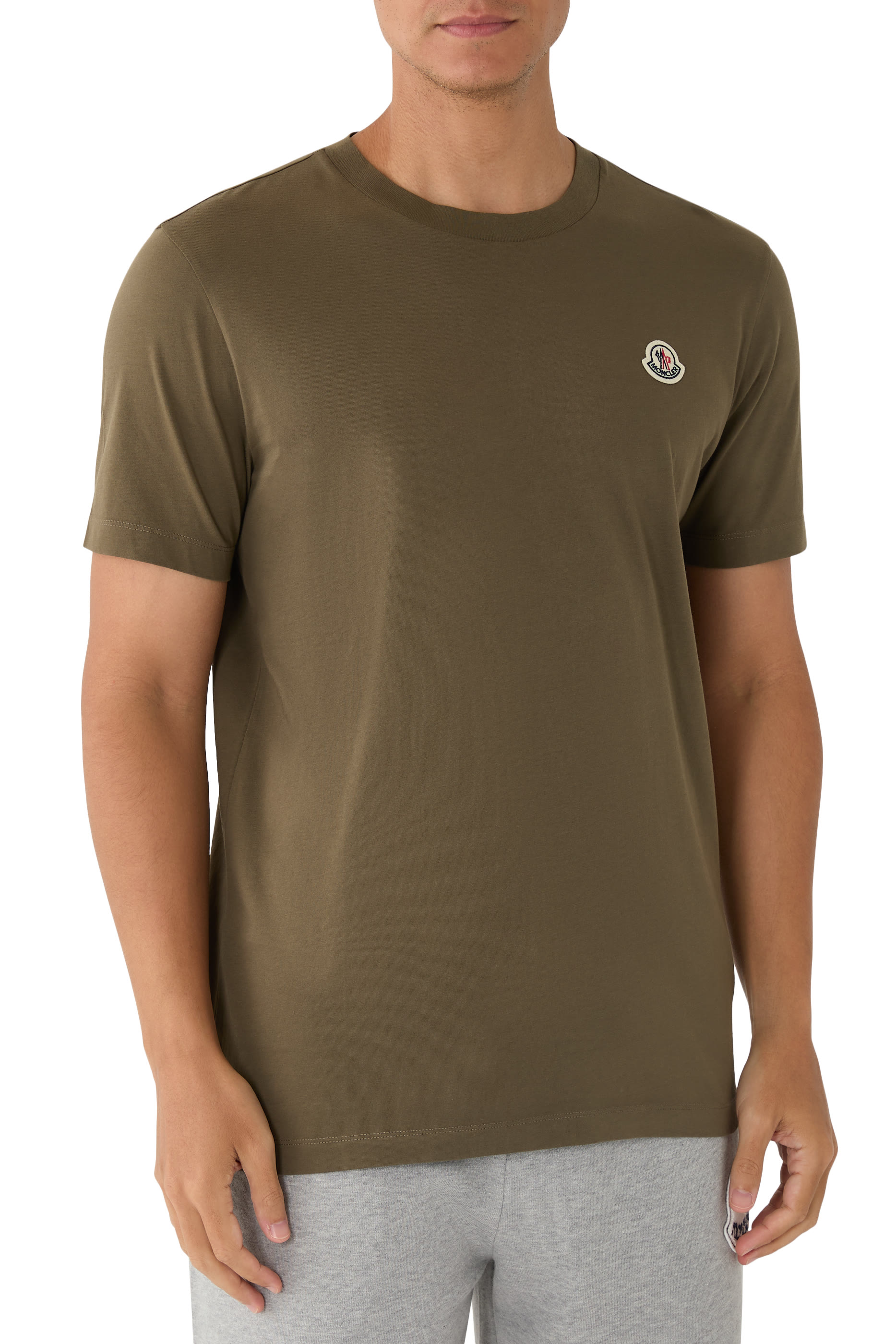  Logo Patch Cotton T-Shirt - Pack of 3 