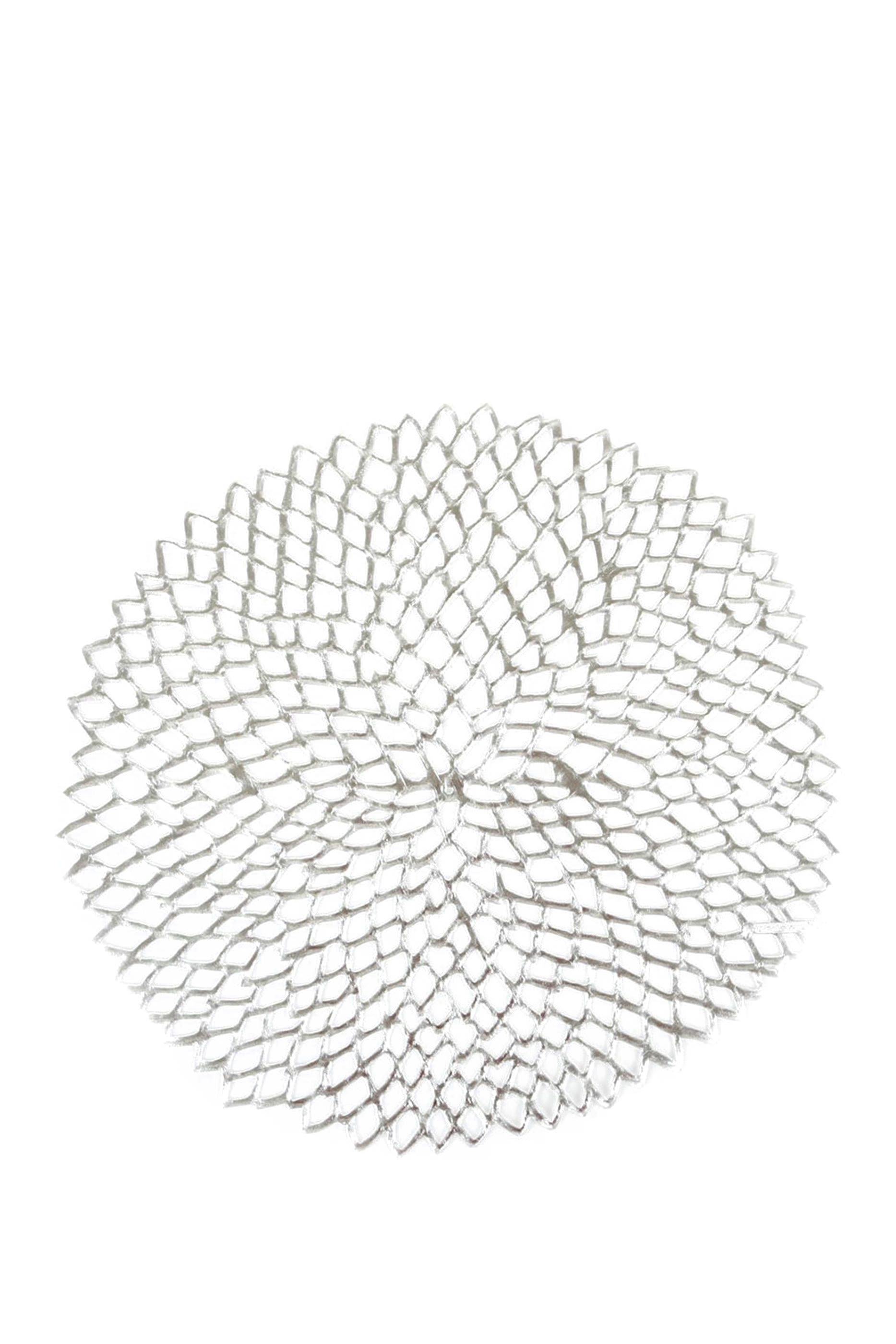 Dahlia Round Vinyl Placemat