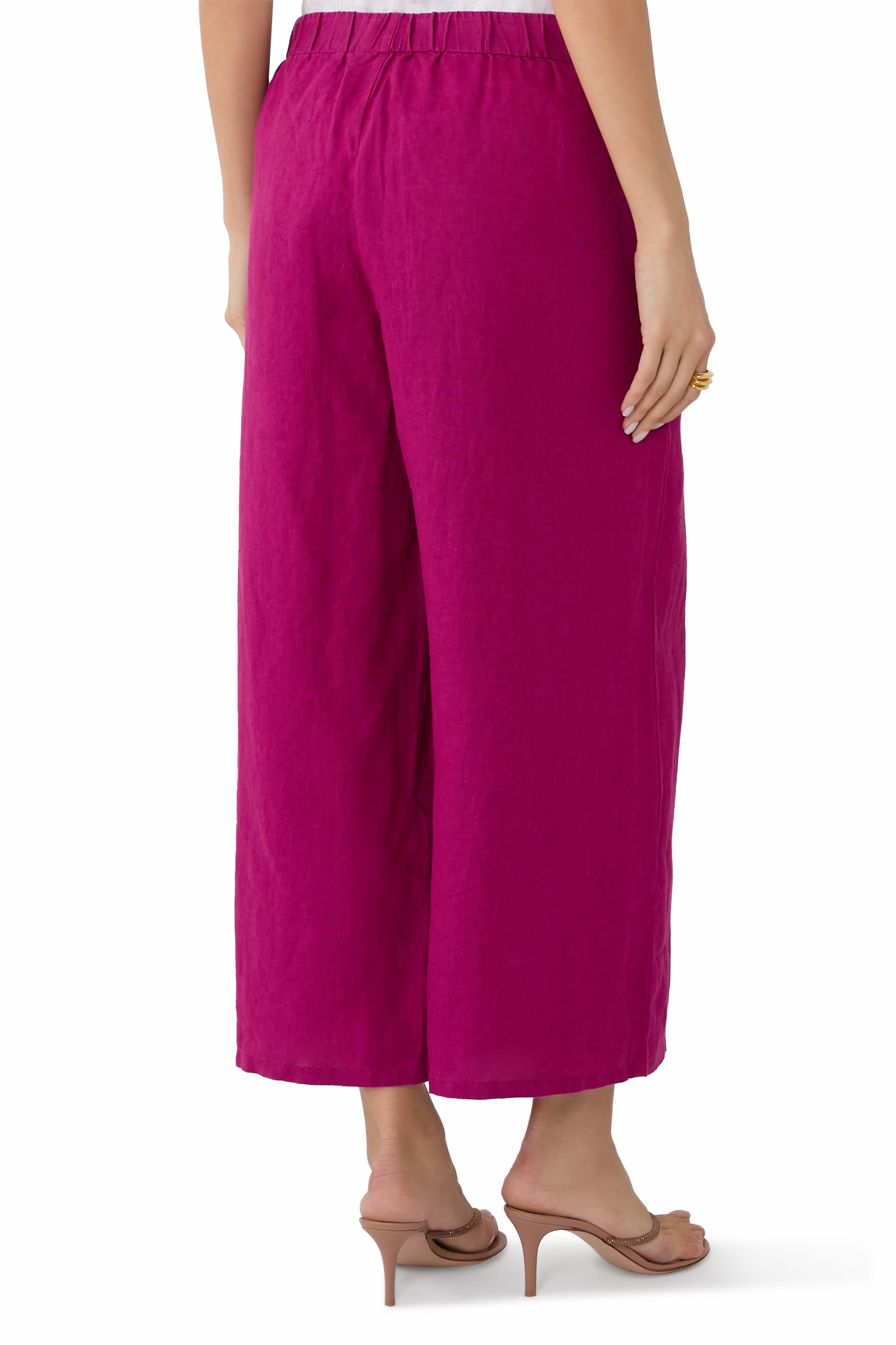 Organic Linen Wide-Leg Pant