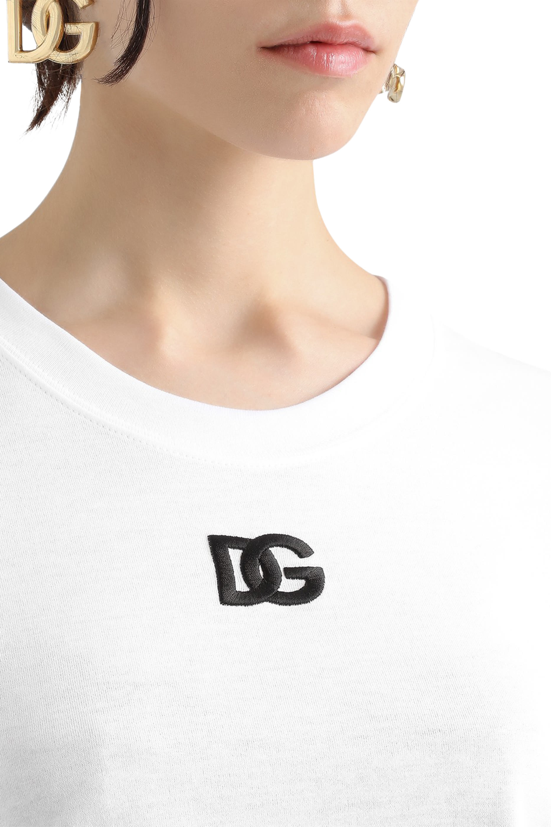 Embroidered Logo Jersey T-Shirt