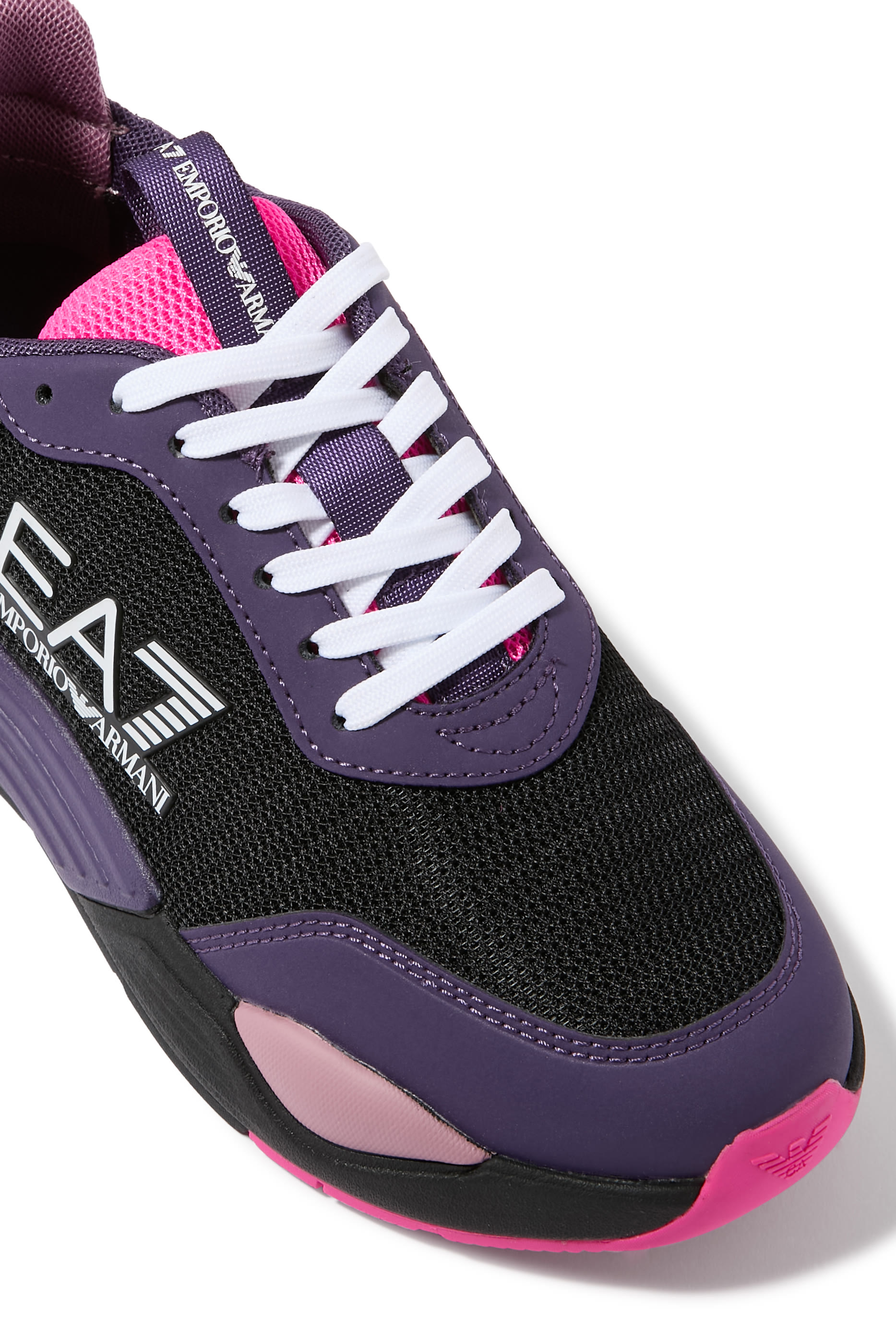 Kids EA7 Logo Sneakers