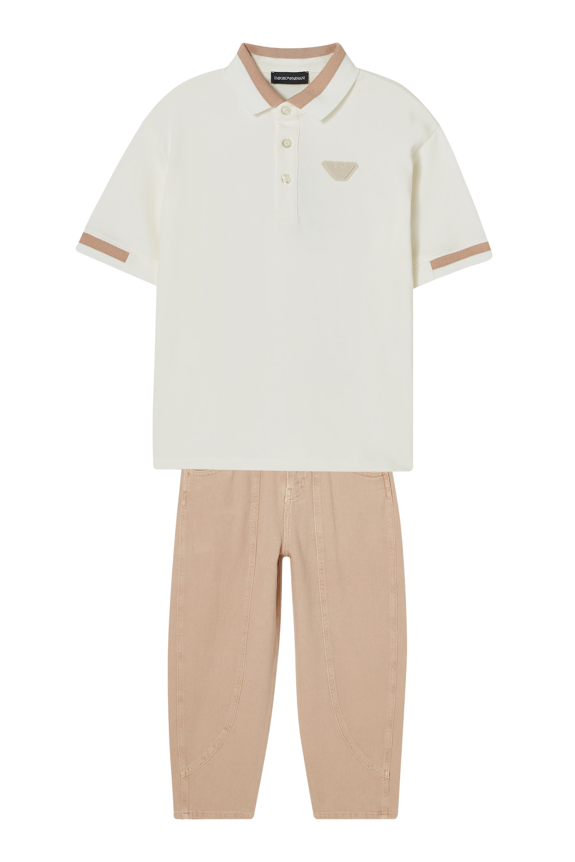 Kids  Eagle Logo Polo Shirt 