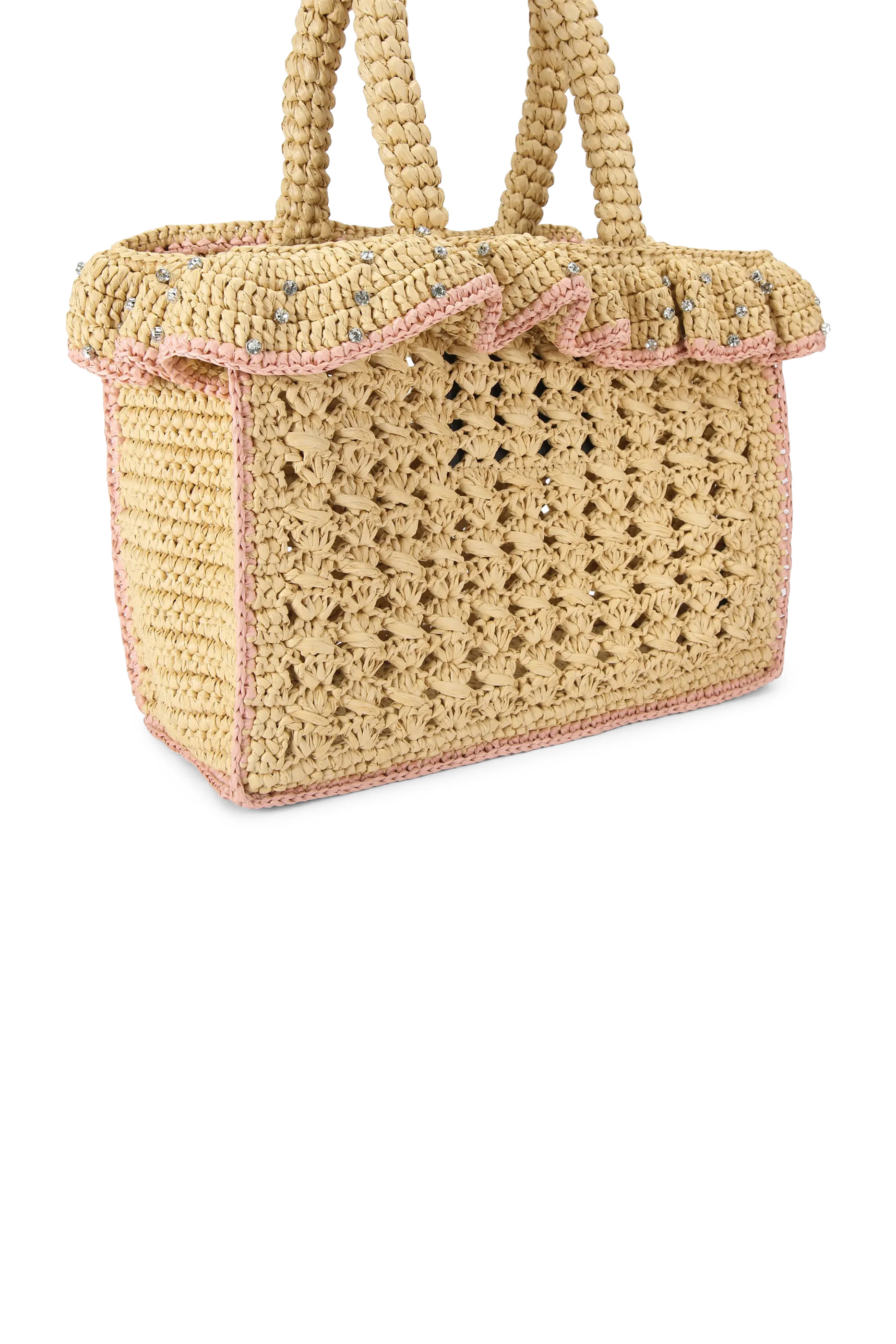 Chelsea Ruffle Tote Bag