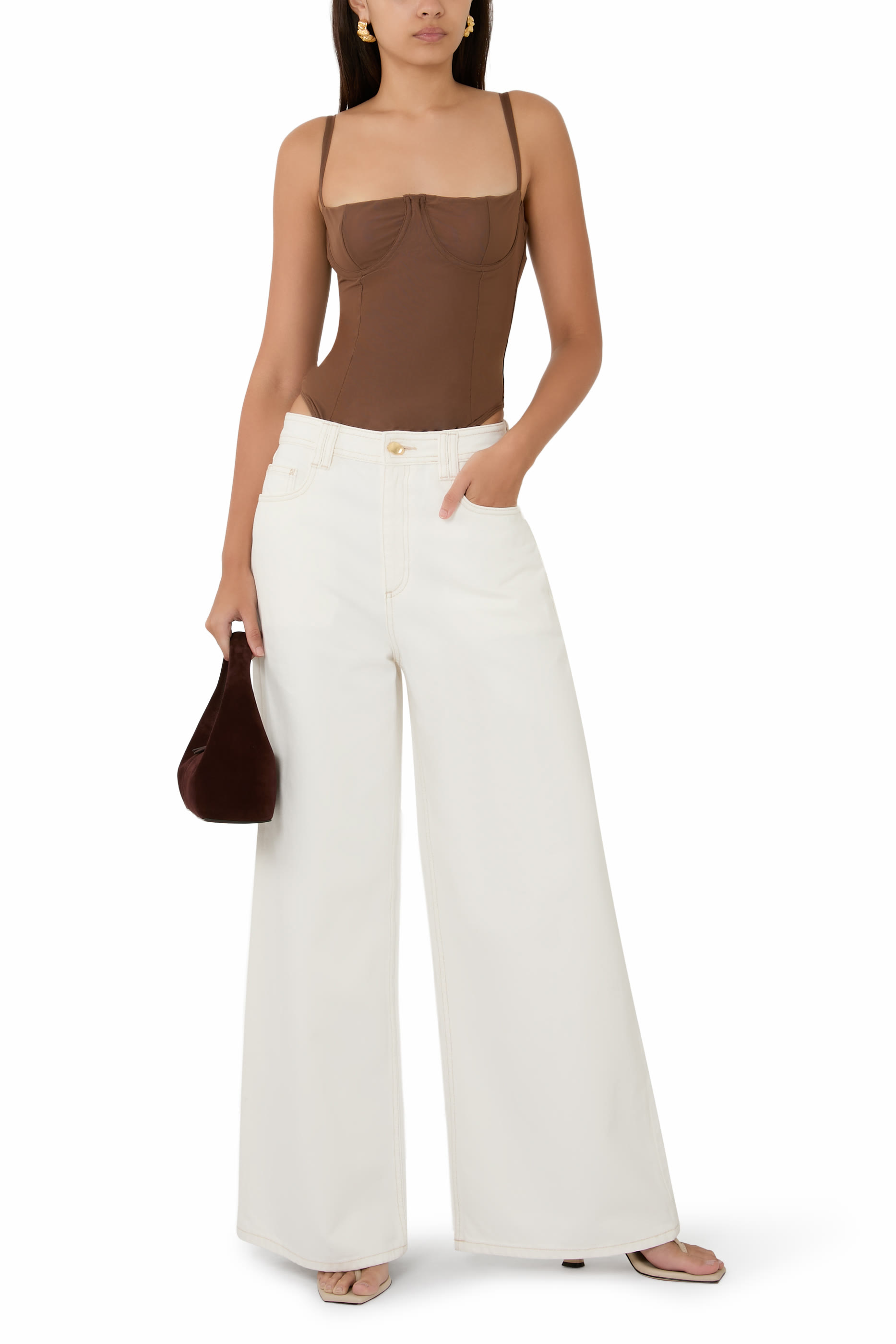 Mesh Bustier Bodysuit