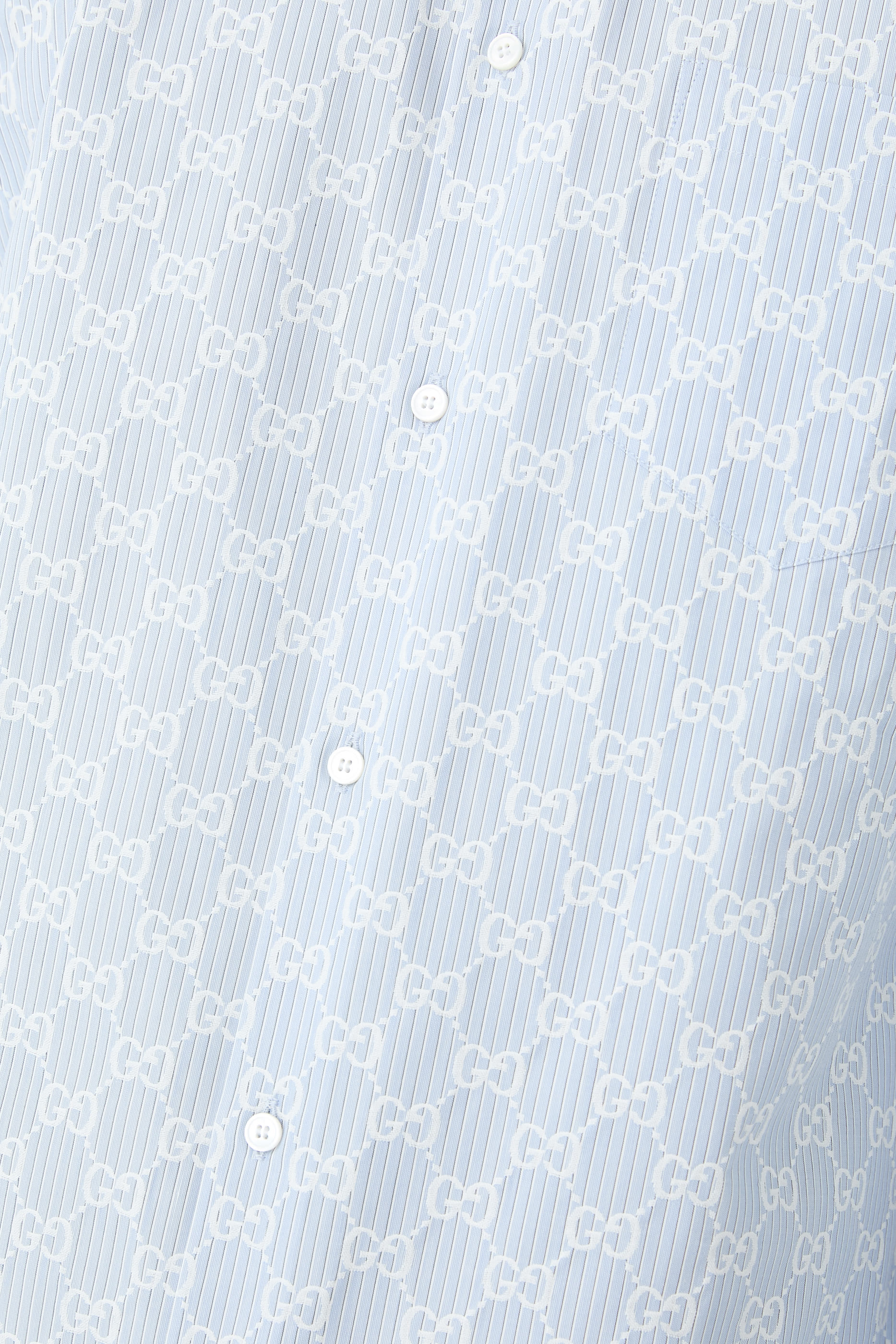  Striped GG Cotton Jacquard Shirt 
