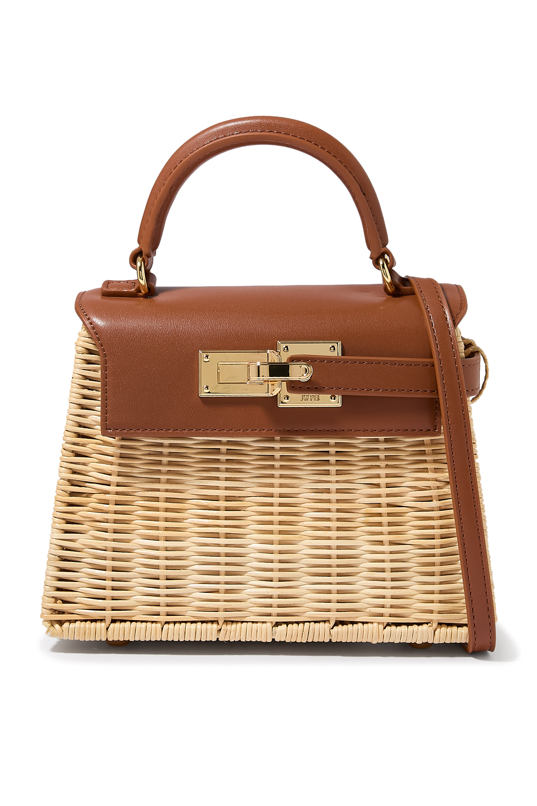 Elise Natural Rattan Weaving Handbag