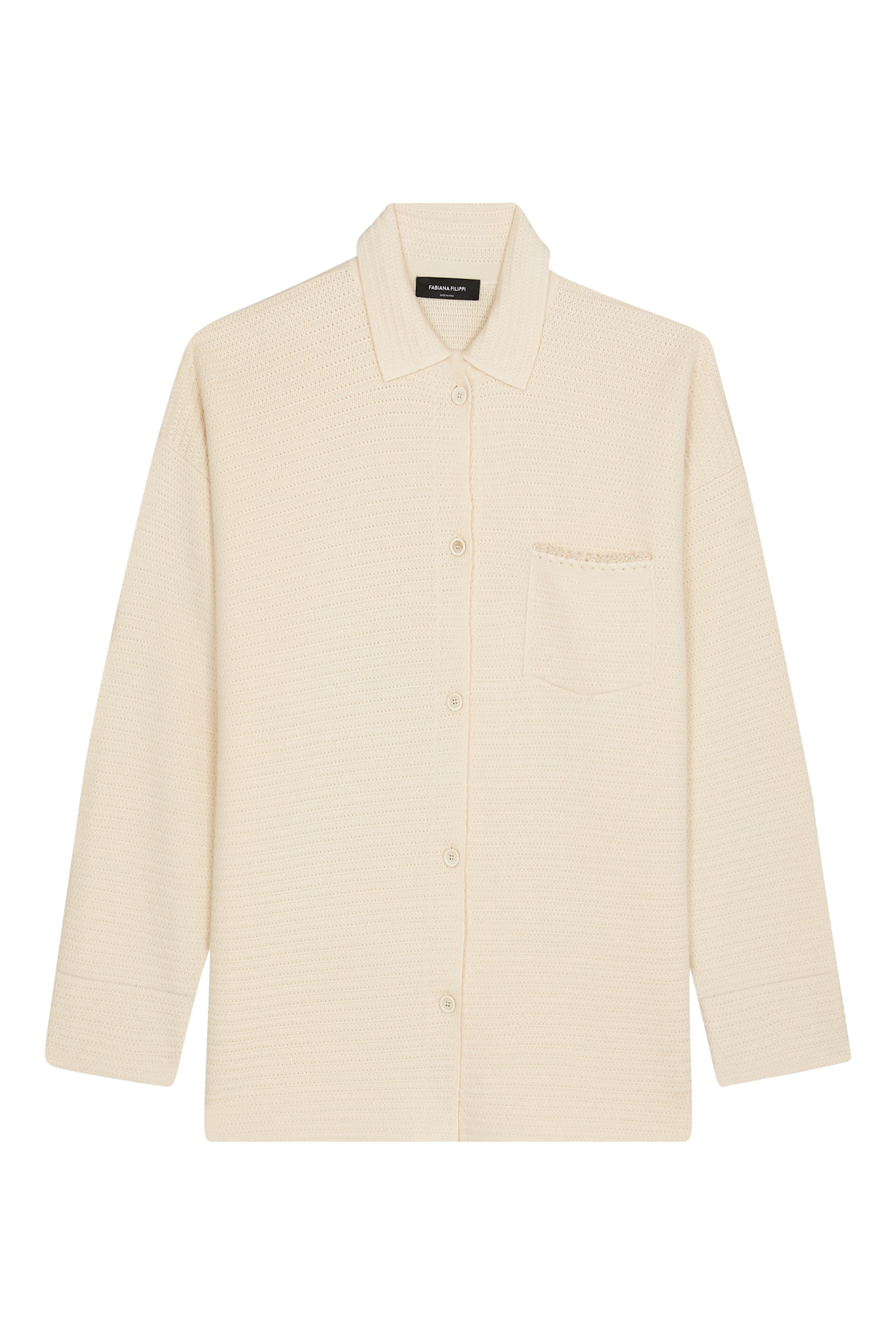 Wool and Cotton Boyfriend Shirt