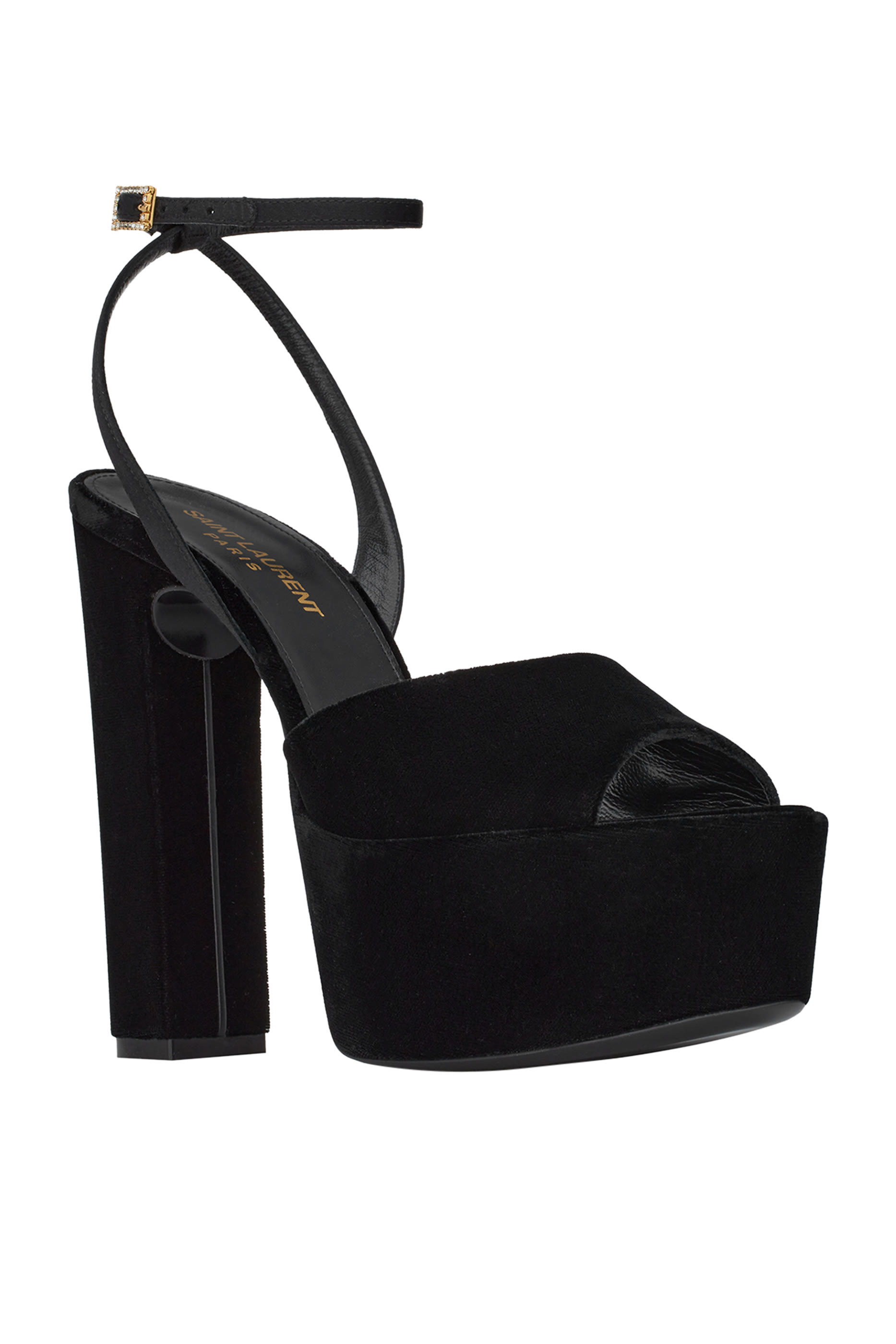 Jodie 145 Velvet Platform Sandals