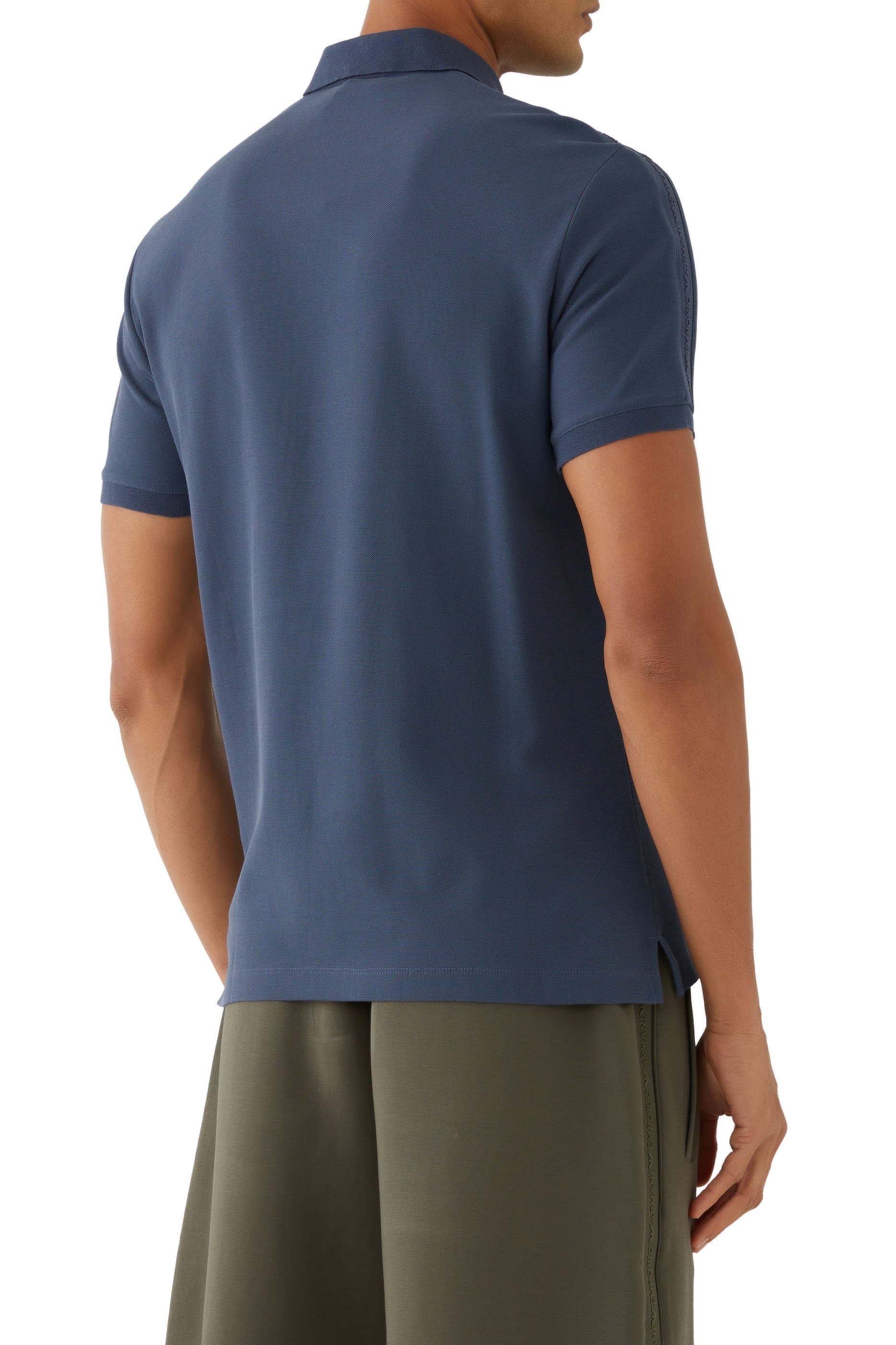 Embossed Logo Tape Polo Shirt