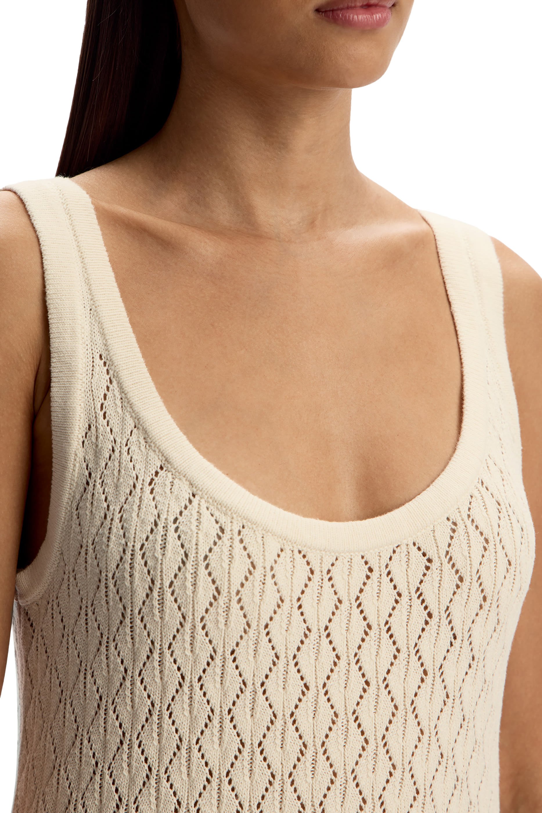 Cotton Knit Maxi Dress