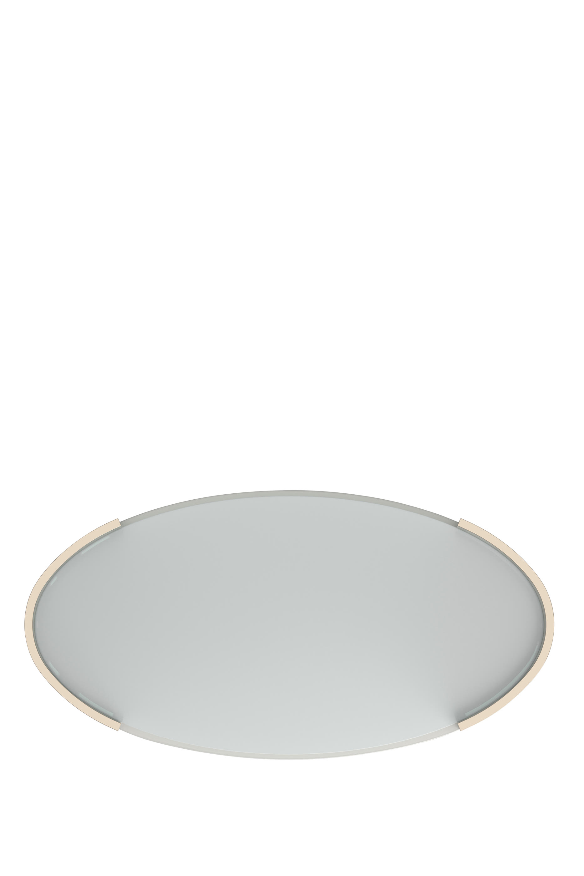 Matte Pearl Love Oval Coffee Table