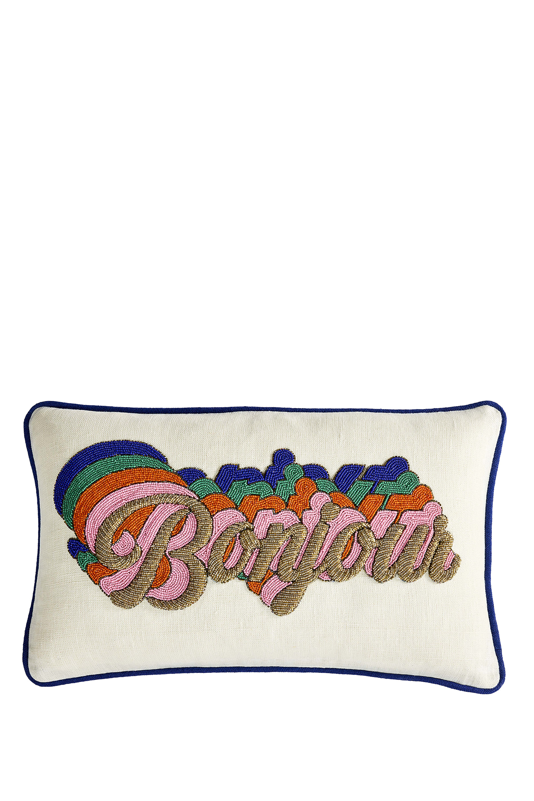 Bonjour Beaded Cushion