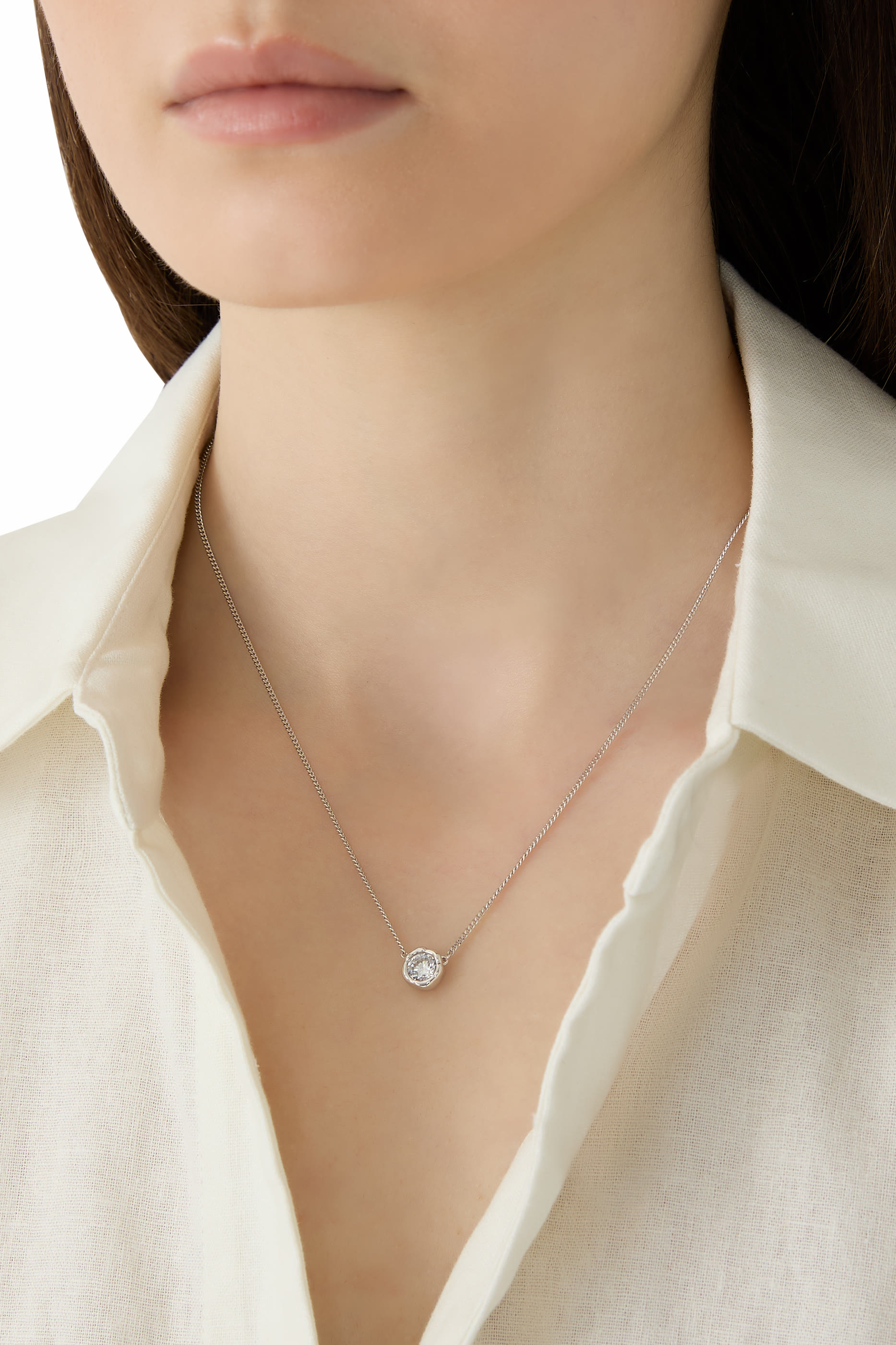 Asterales Solitaire Necklace