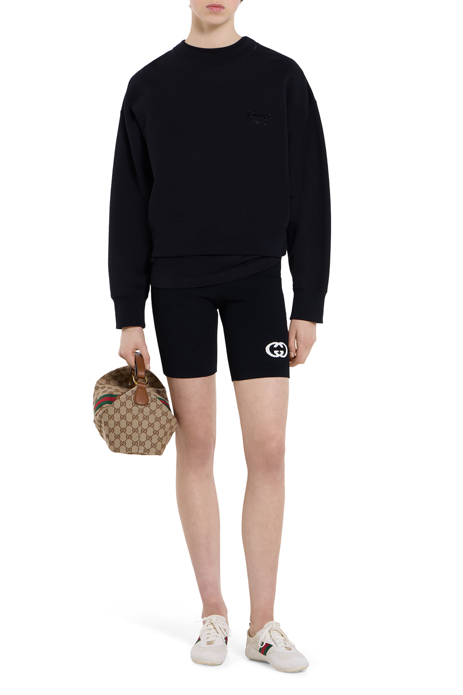 Logo Embroidered Cotton Jersey T-Shirt