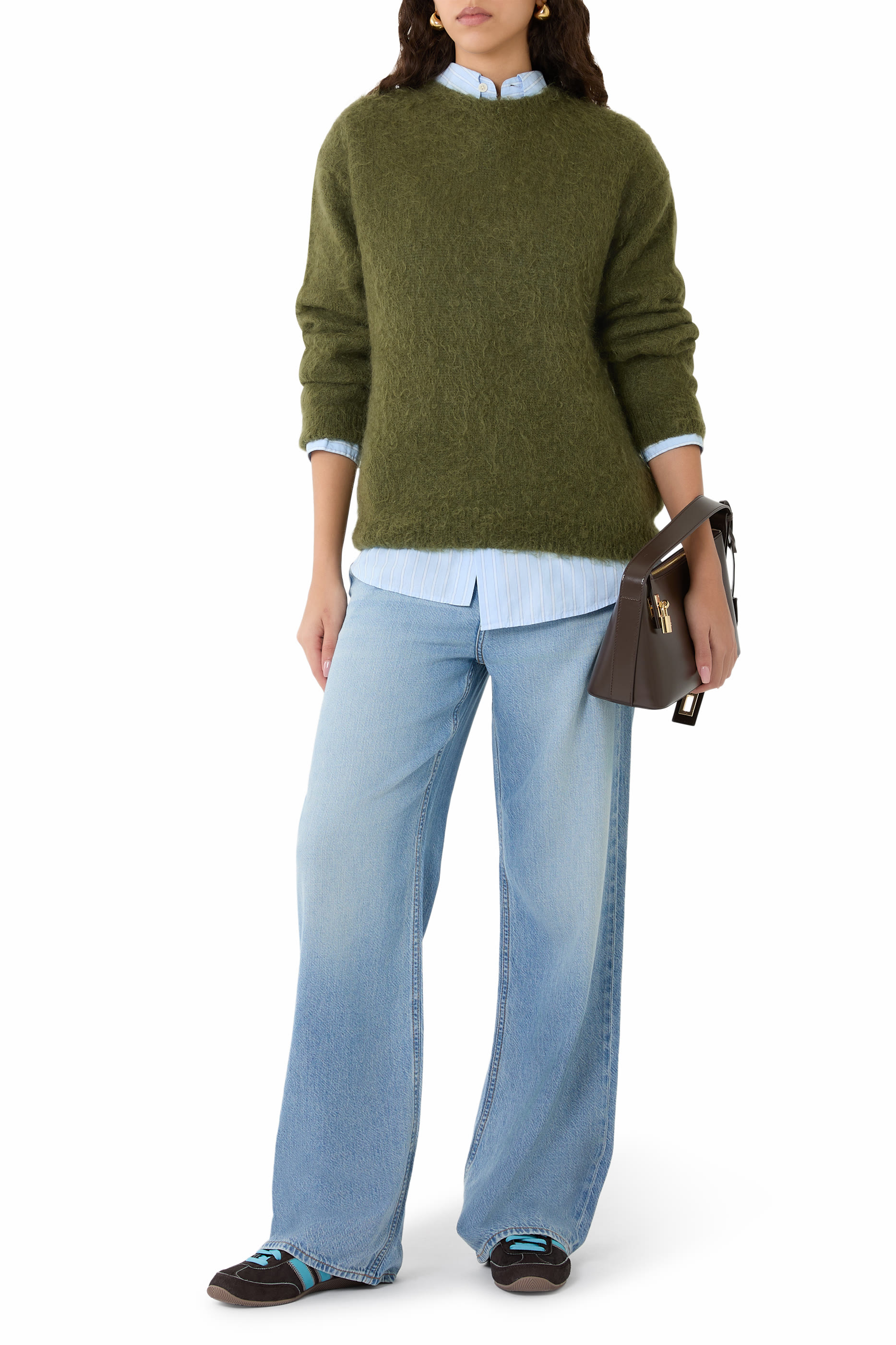 Featherweight Logan Wide-Leg Jeans