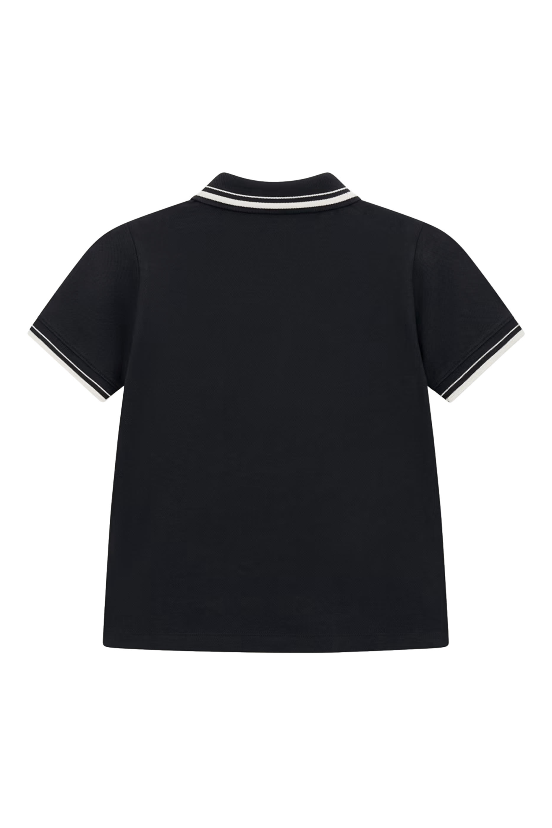 Kids Piqu&eacute; Jersey Polo Shirt with Piping Detail