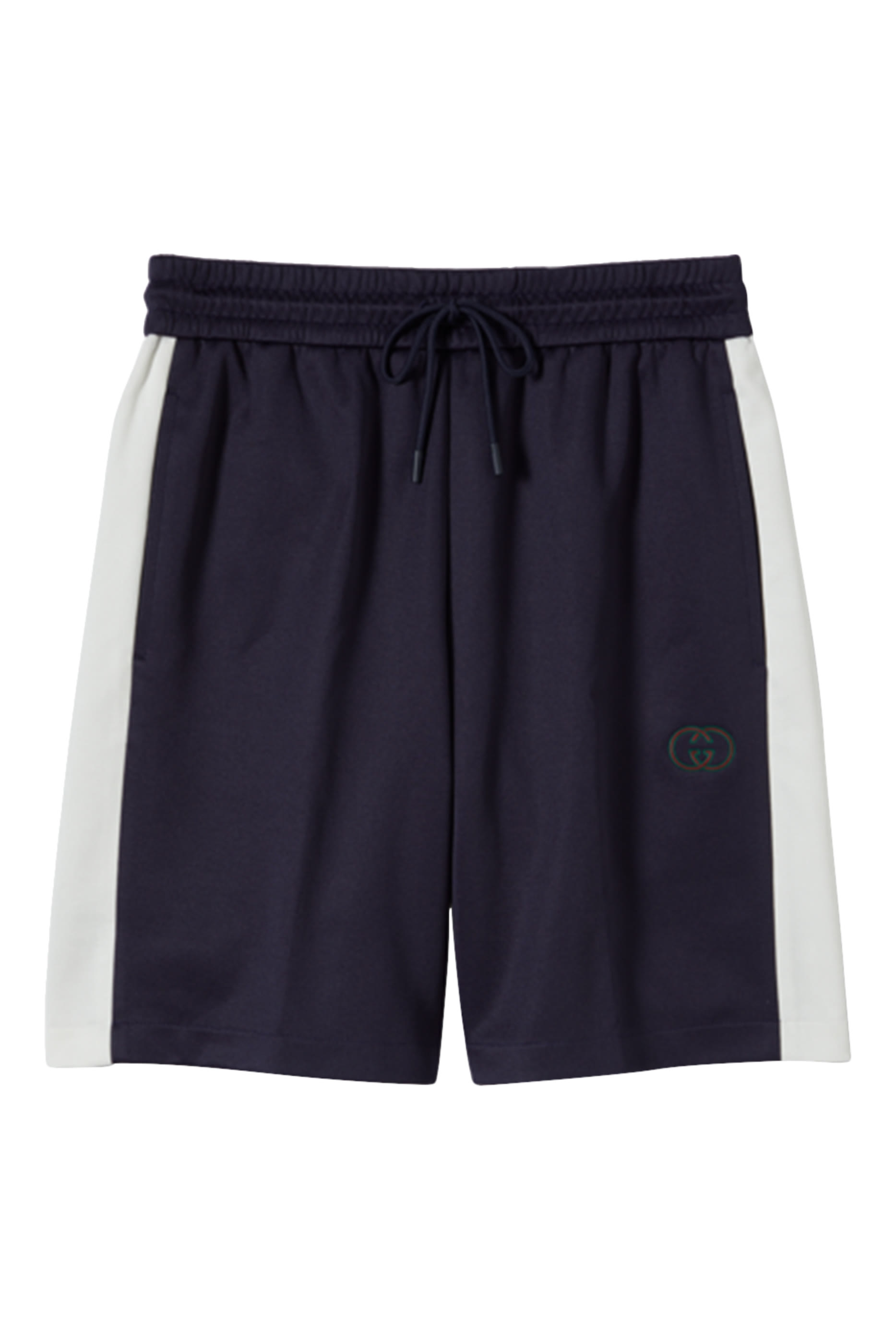 Technical Jersey Shorts with Logo Embroidery