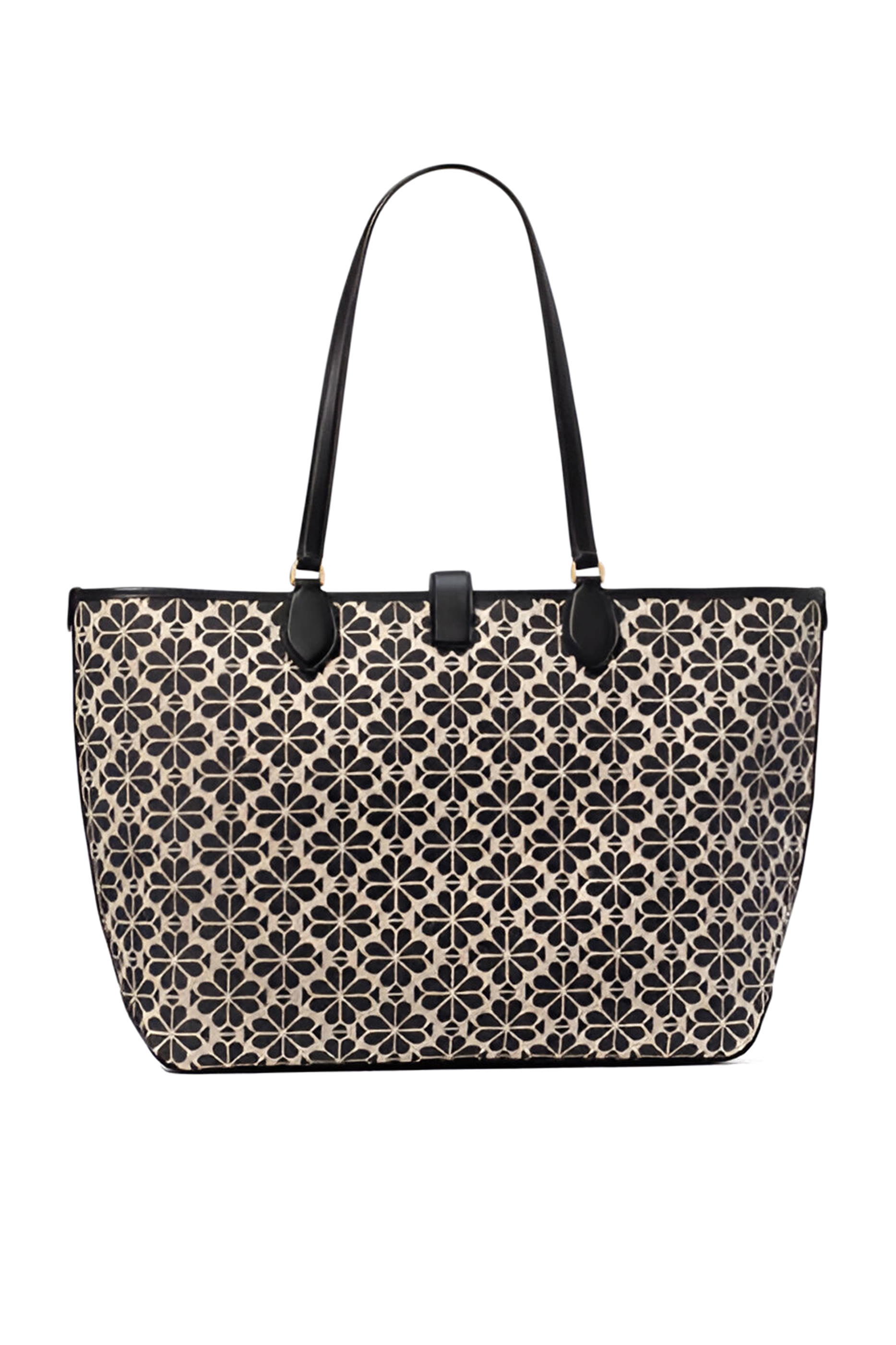 Spade Flower Jacquard Large Open Tote