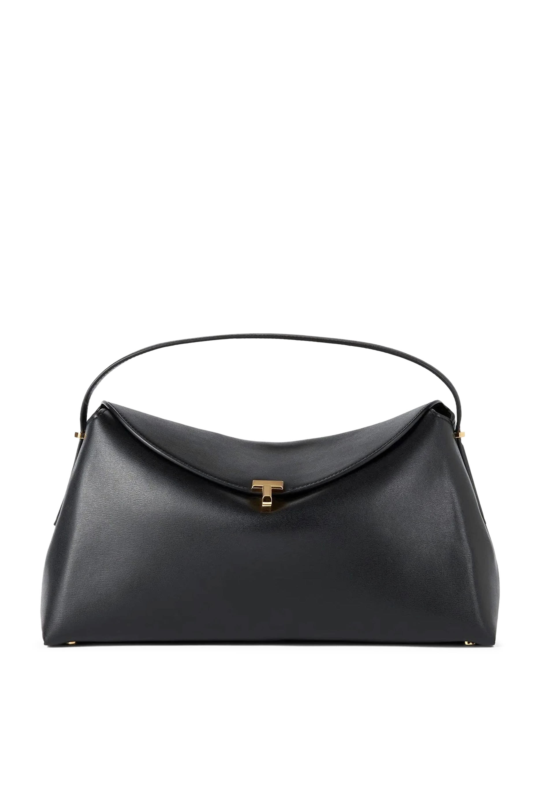  T-Lock Leather Top-Handle Bag 