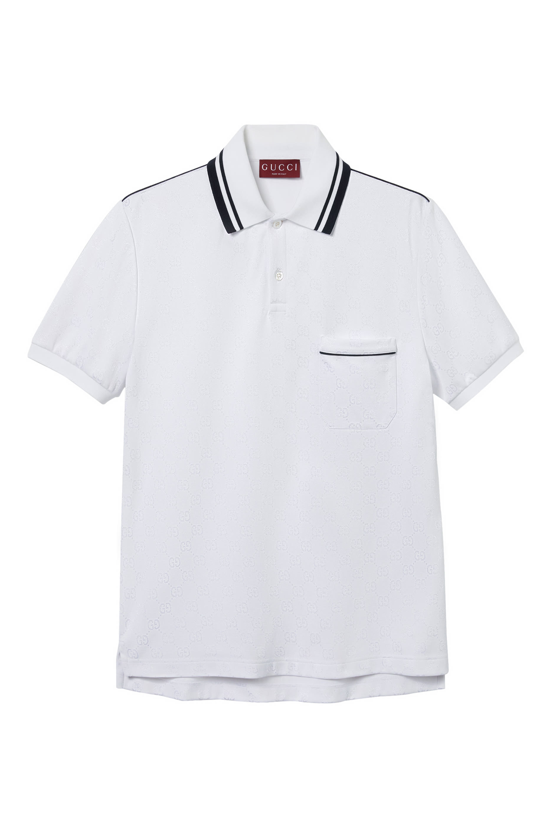 GG Nylon and Cotton Polo Shirt