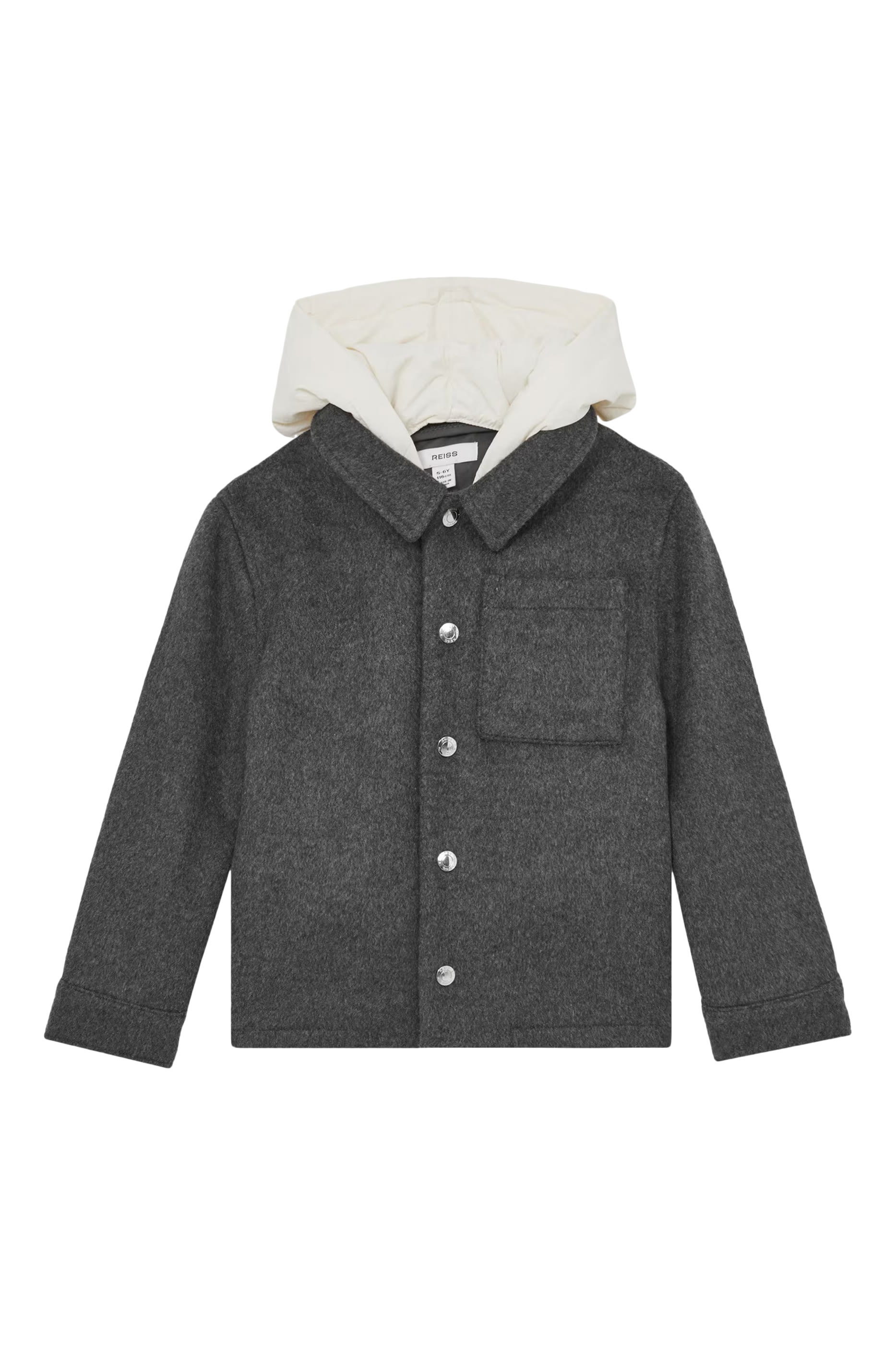 Kids Benjamin Wool-Blend Overshirt 