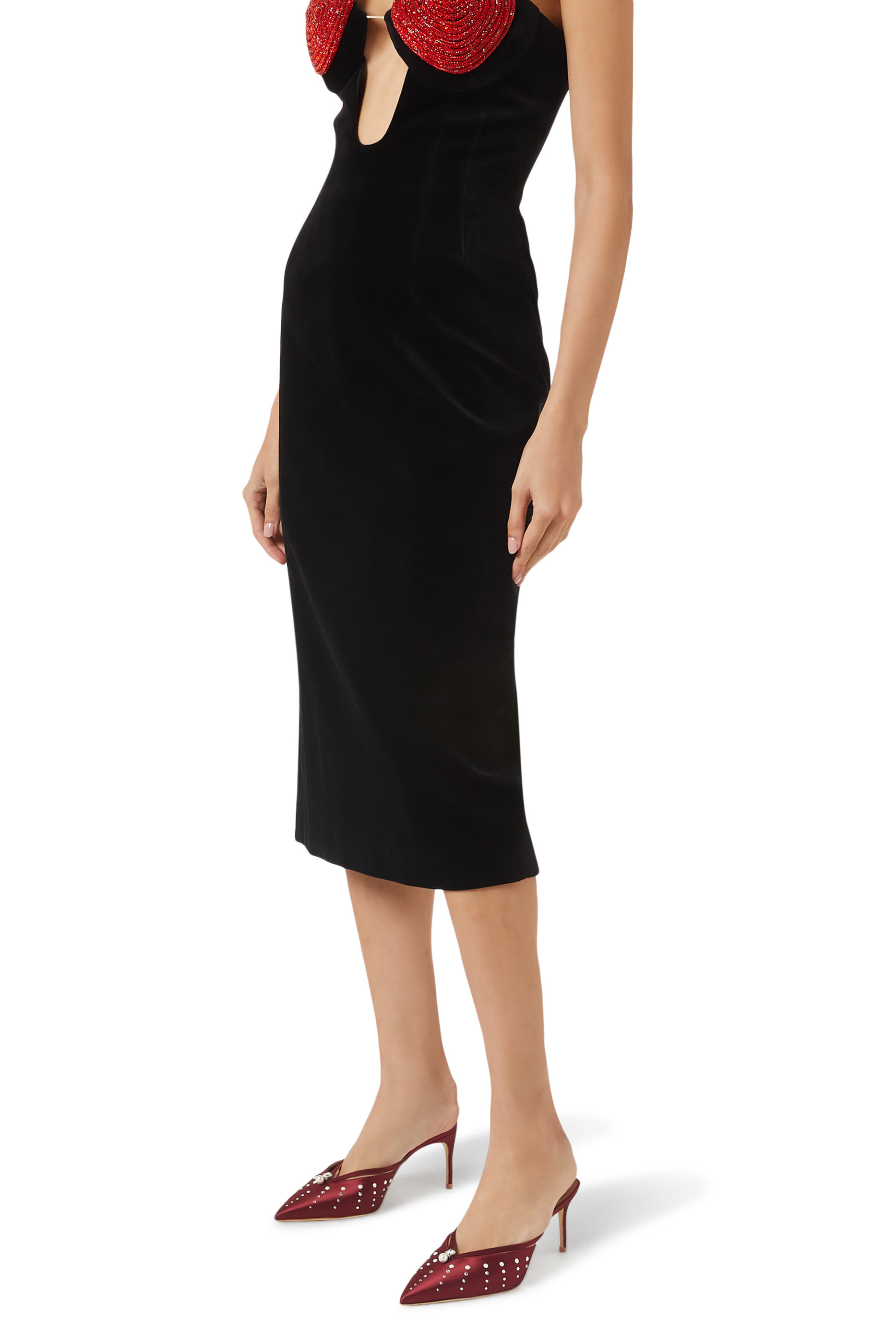 Marisa 70 Satin Mules