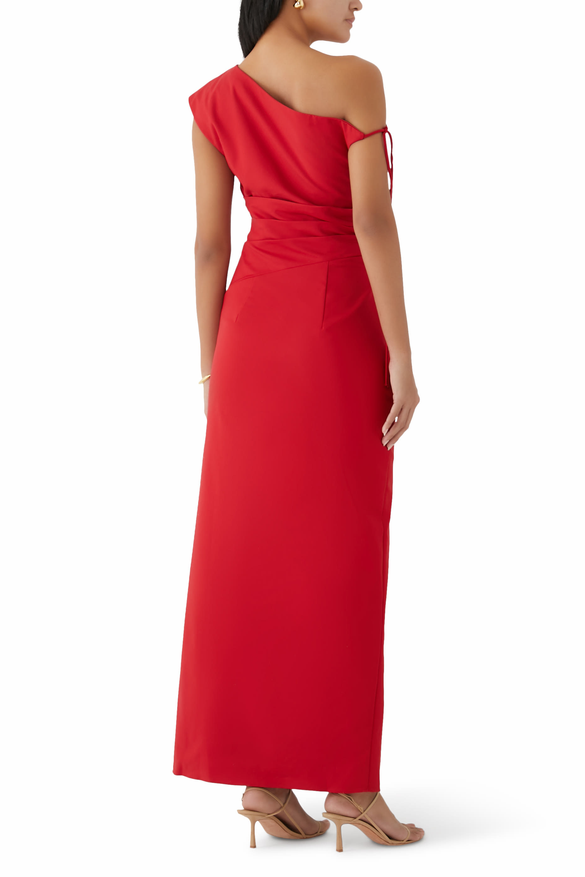 Lani Gathered Midi Dress