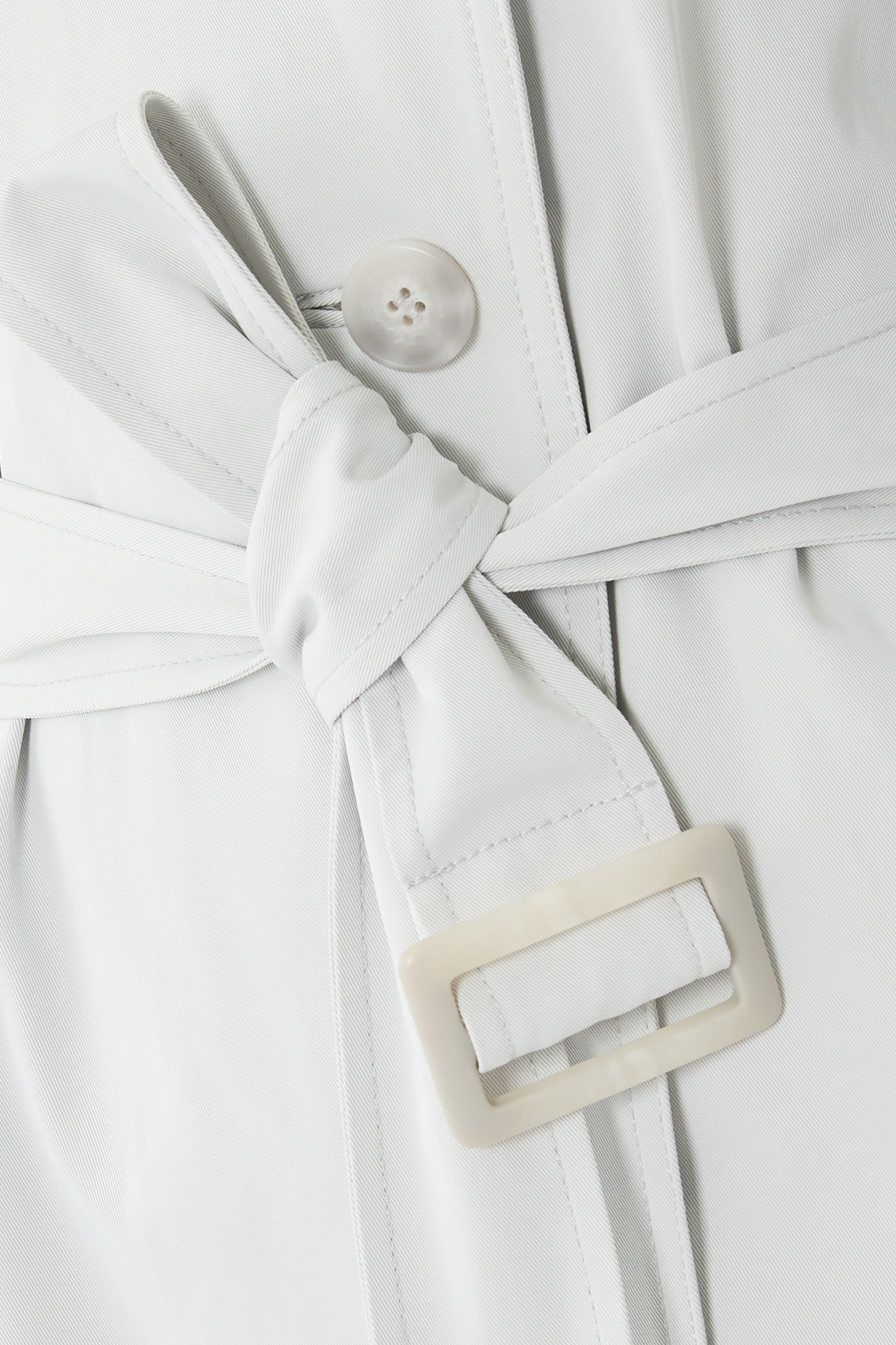 Two-Piece Water-Repellent Technical Cotton Trench Coat