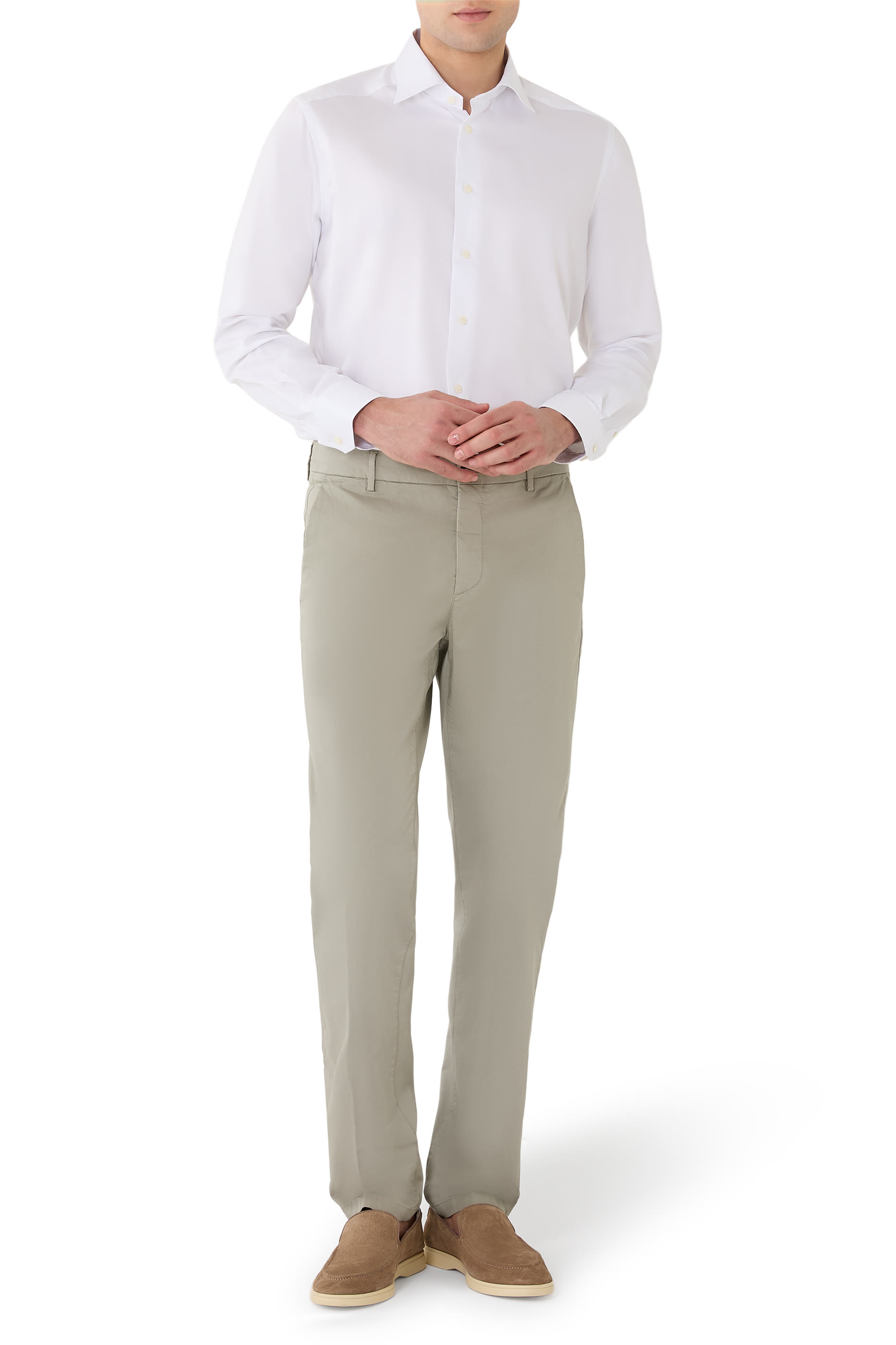 Geometric Print Signature Twill Shirt 