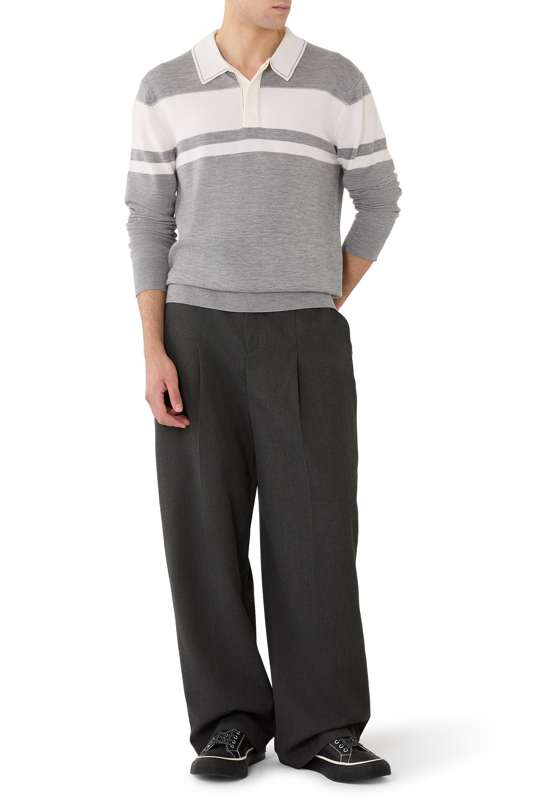 Louis Wool Stripe Sweater