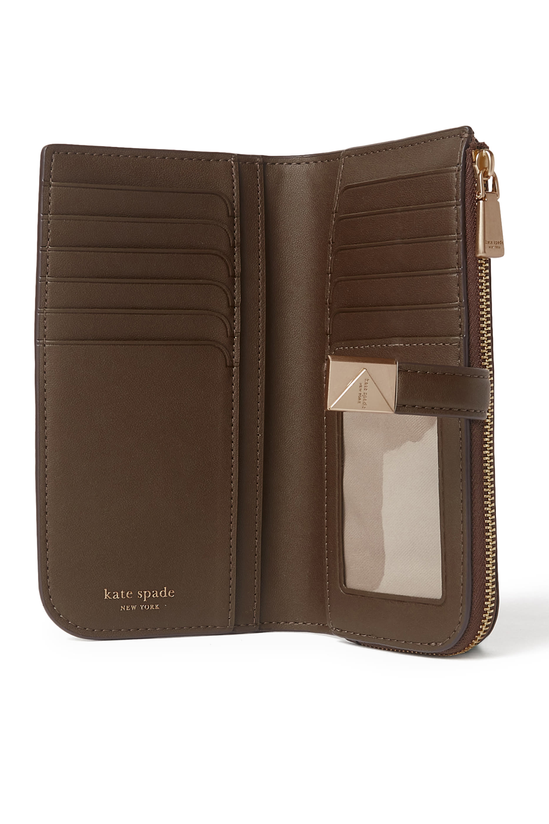 Devin Pebble Leather Zip Wallet