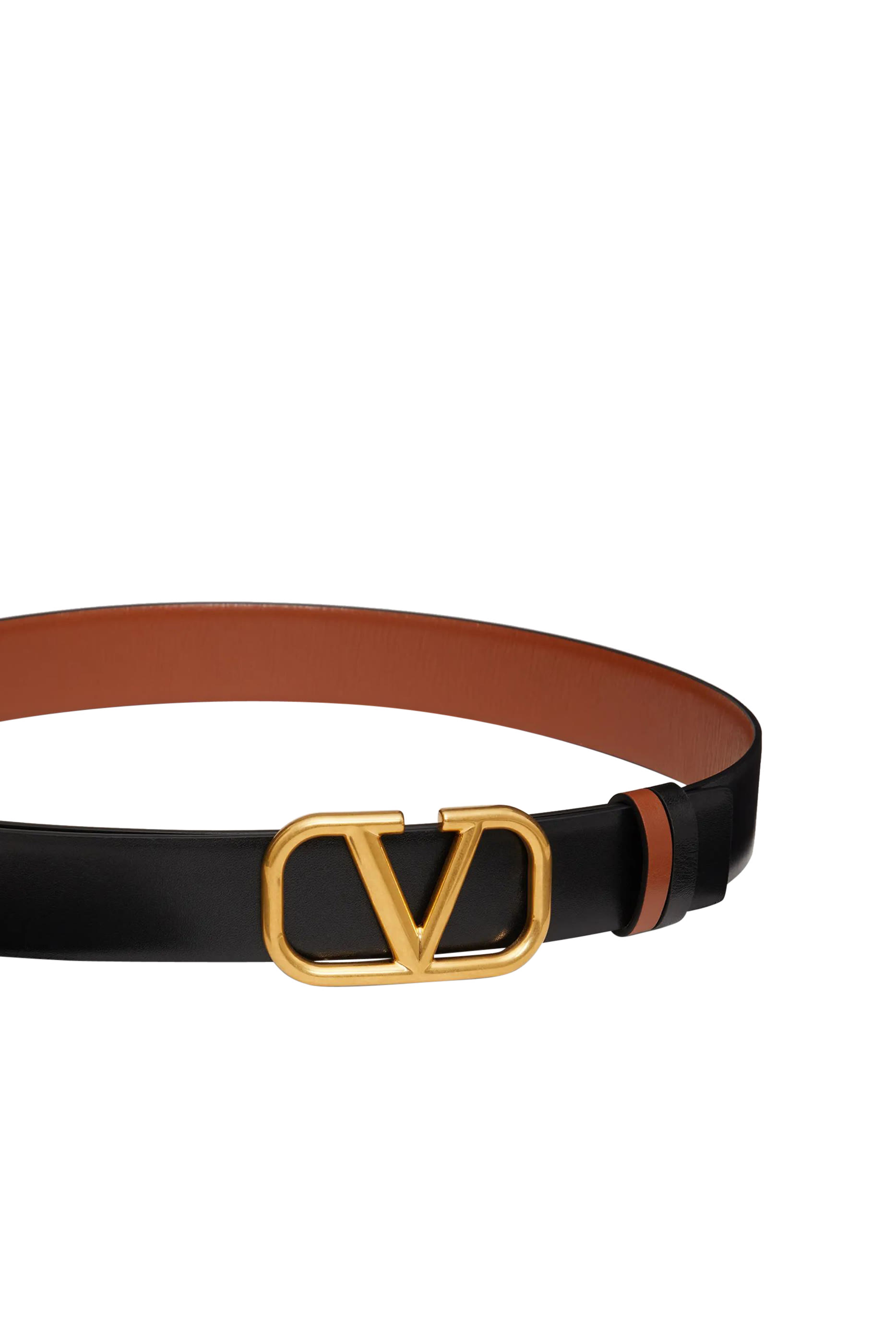  VLogo Reversible Leather Belt