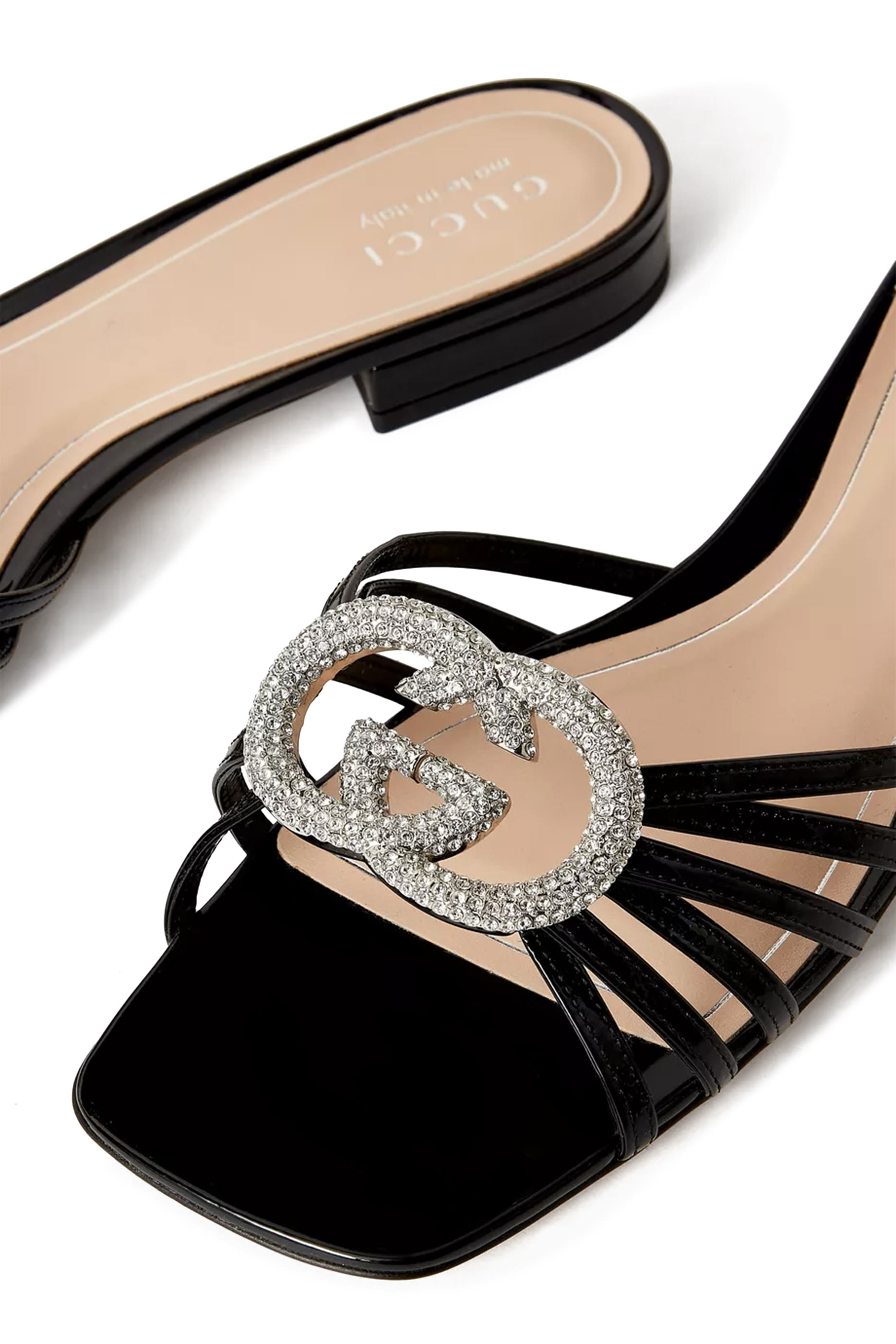 Crystal Interlocking G Slides 