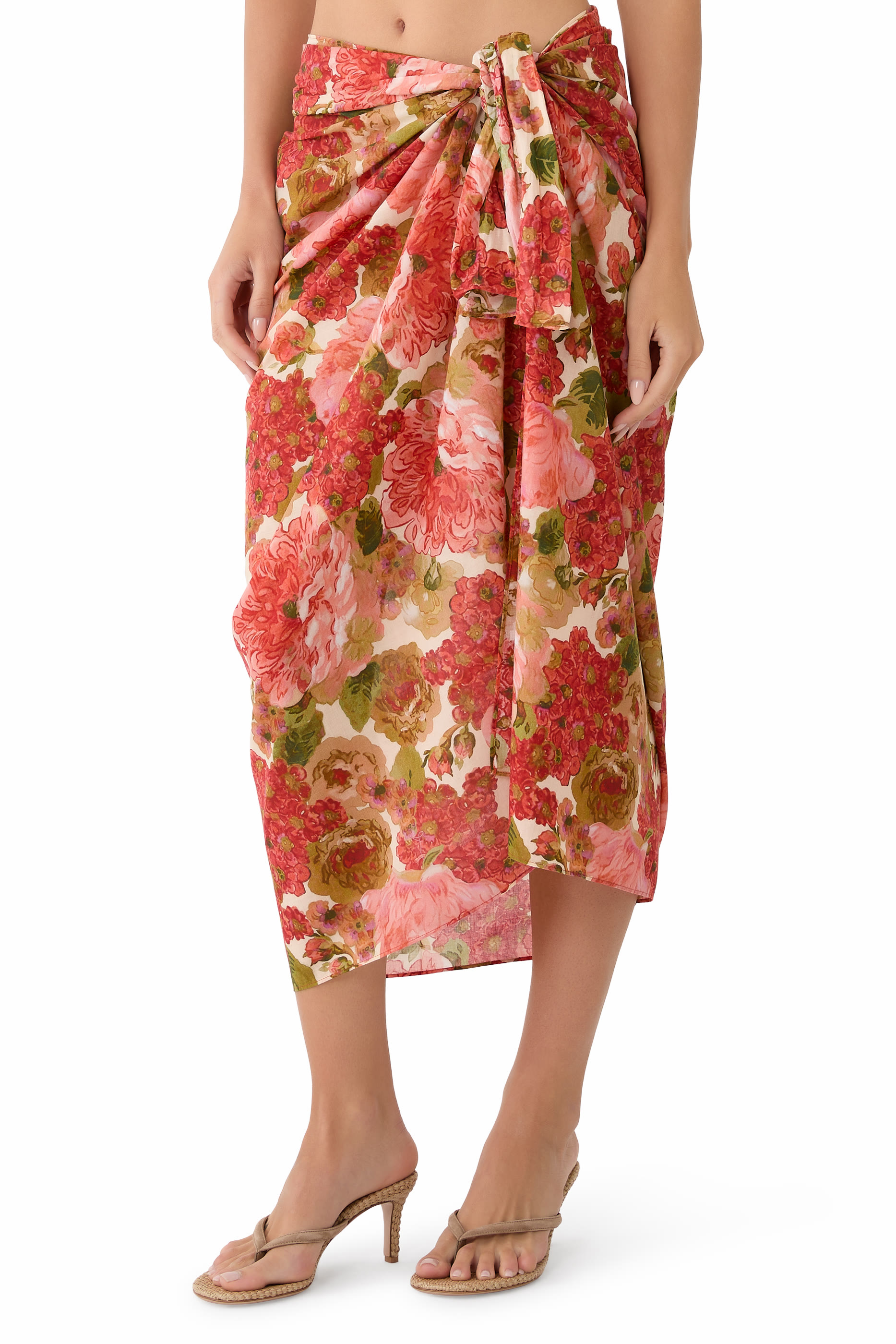 Dahlia Print Sarong