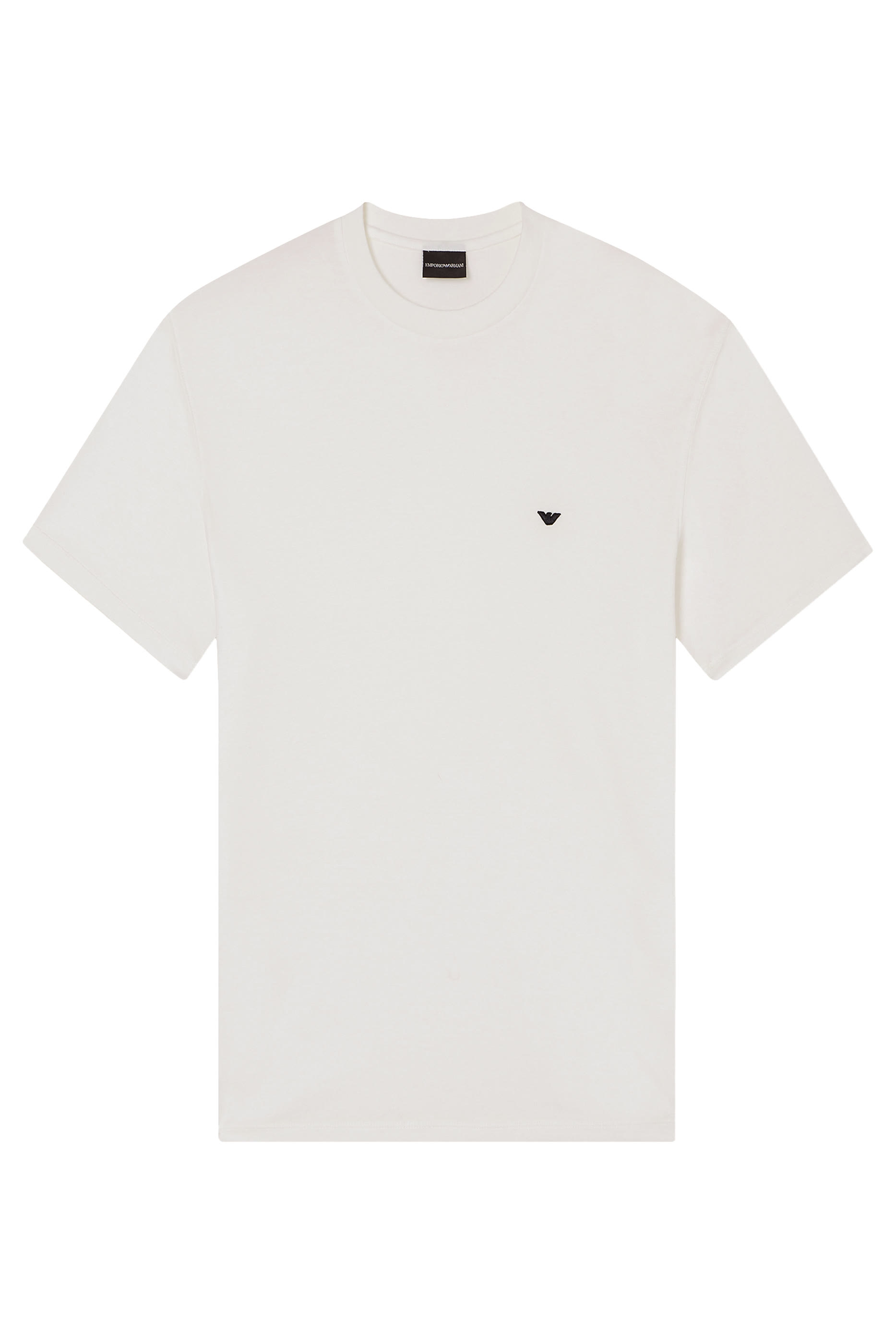 Embossed Eagle Embroidery Lyocell-Blend Jersey T-Shirt