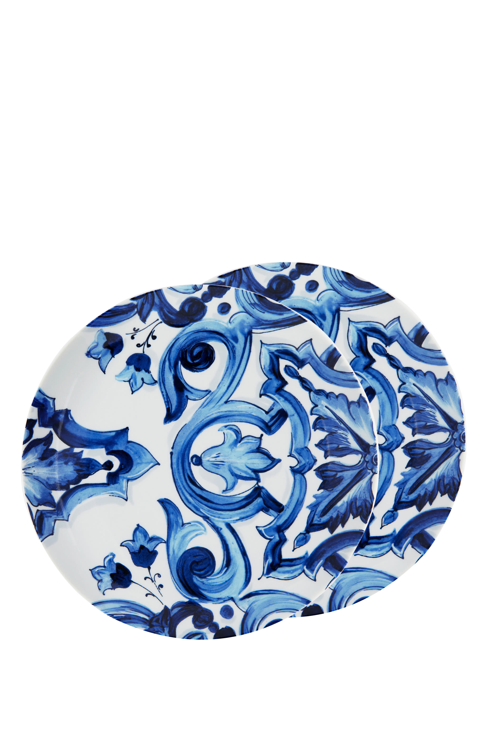 Fiore Blu Mediterraneo Dinner Plates, Set of 2