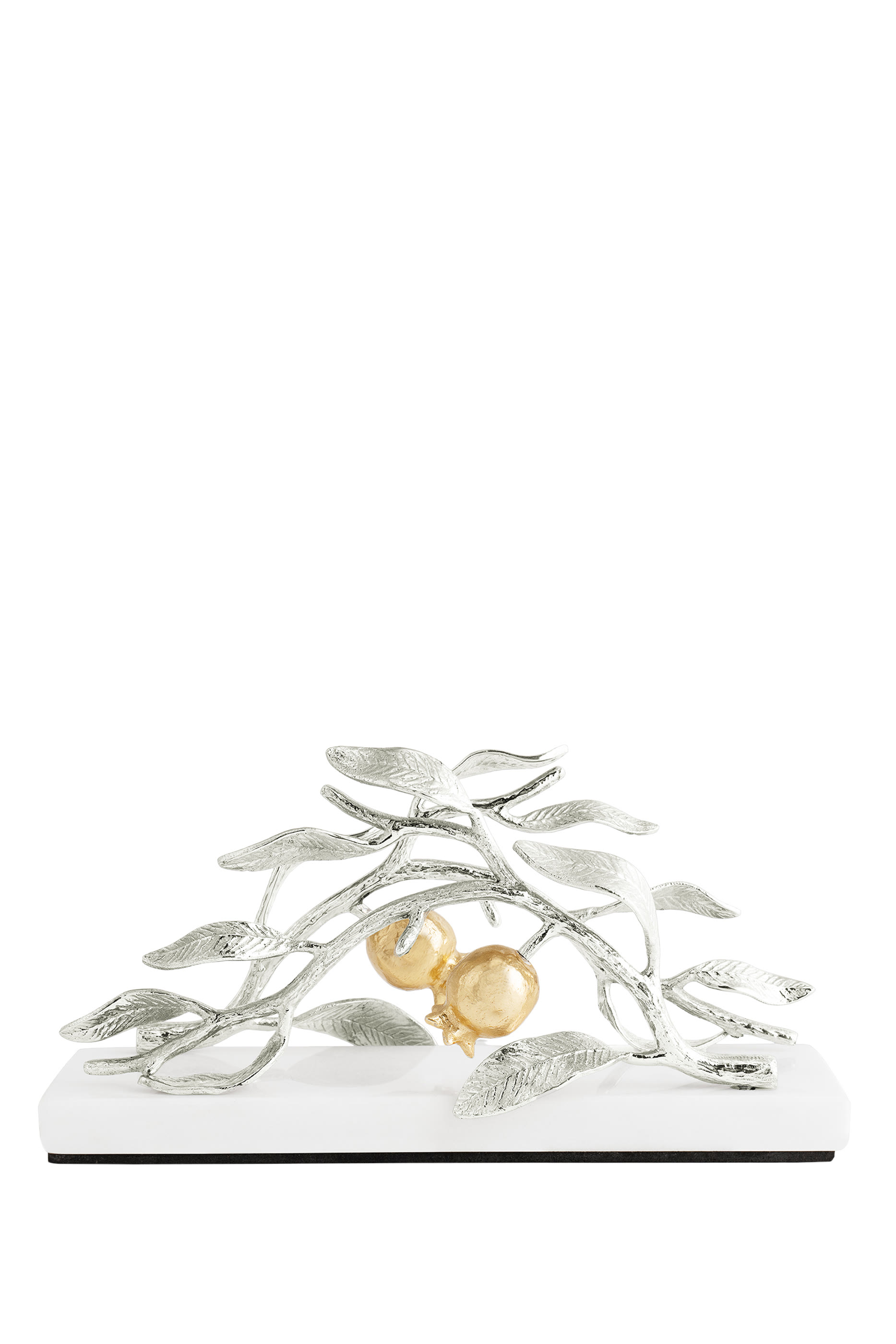 Pomegranate Silver & Gold Vertical Napkin Holder 