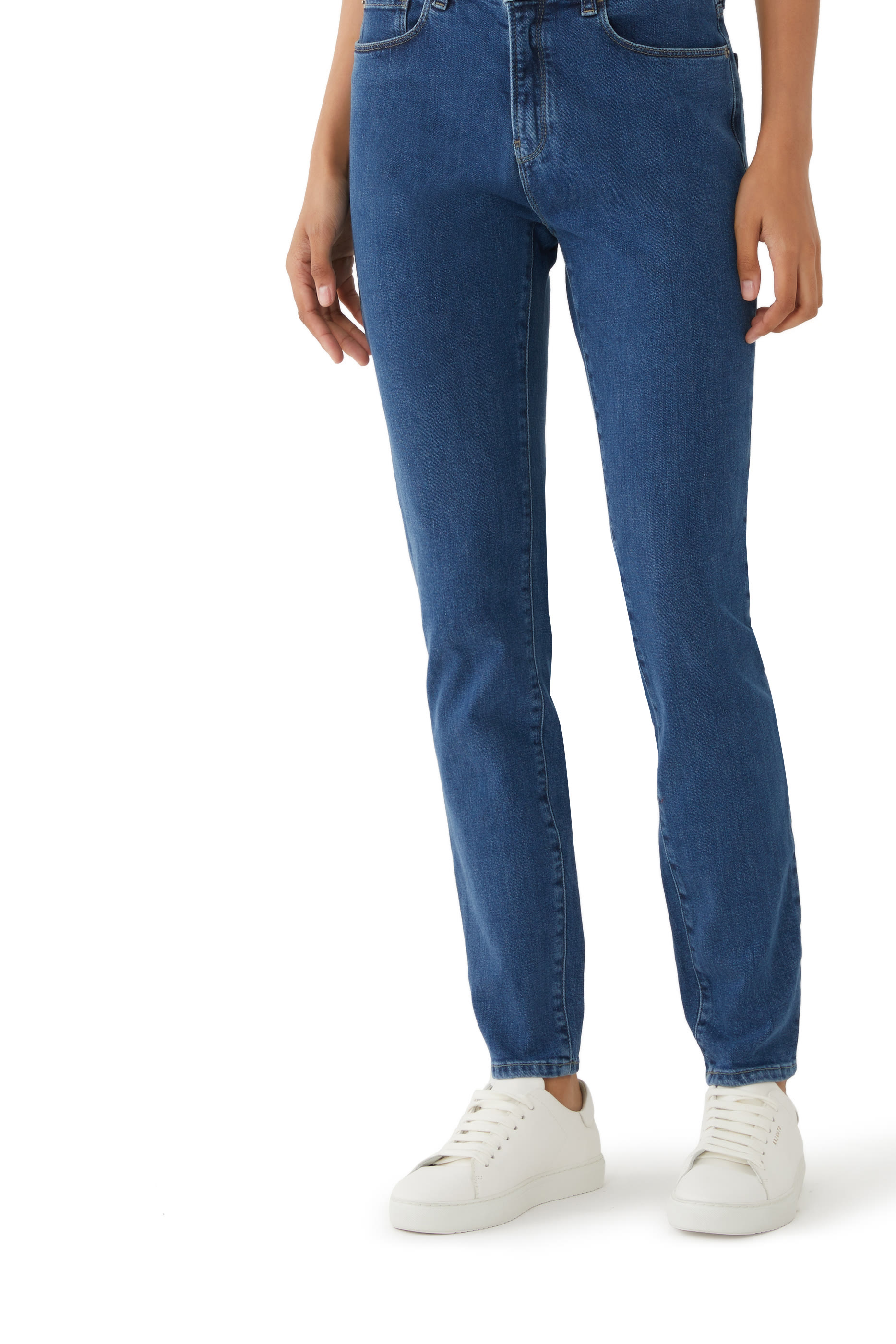 Denim Skinny Fit Stretch Pants