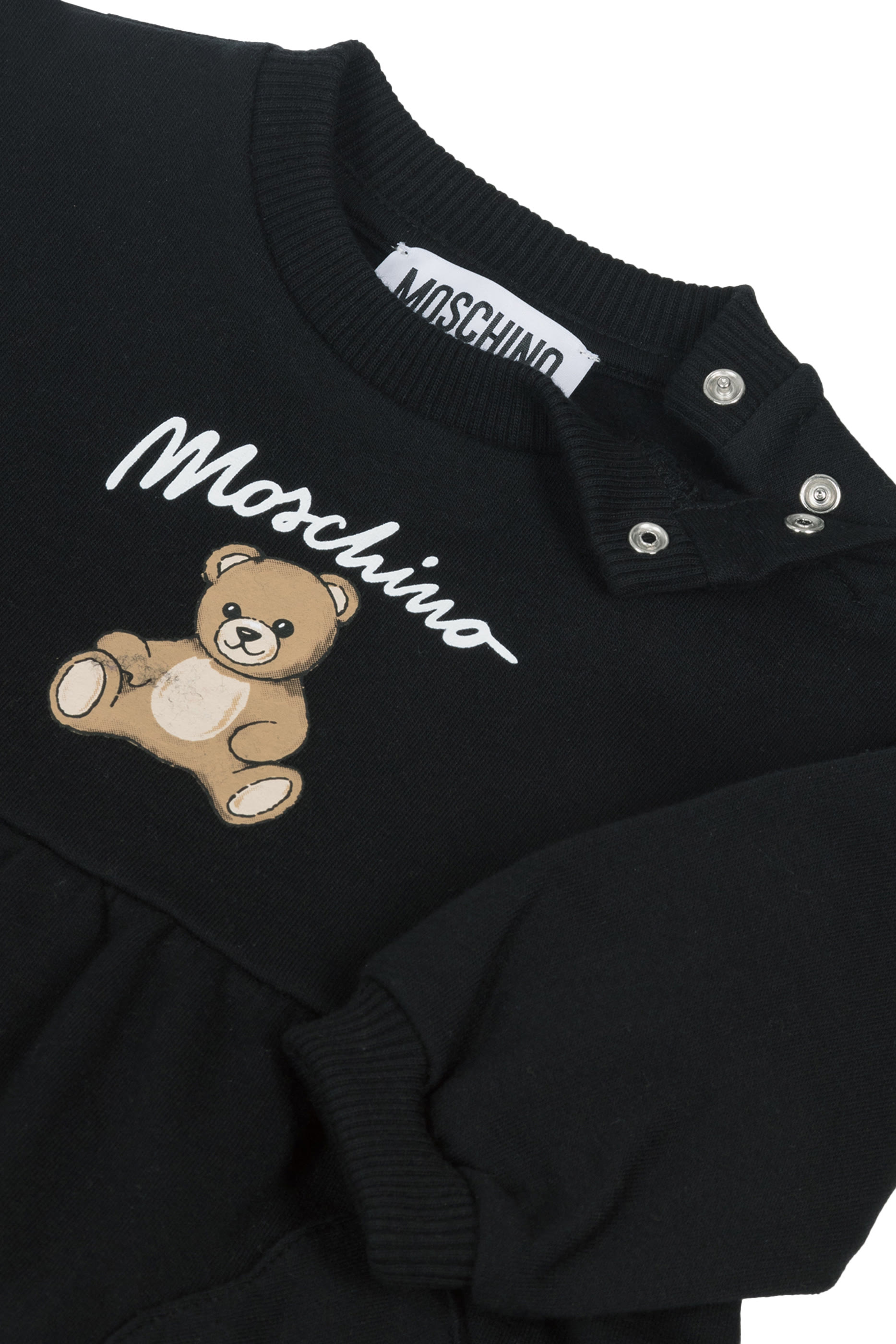 Kids Teddy Bear Cotton Fleece Dress 