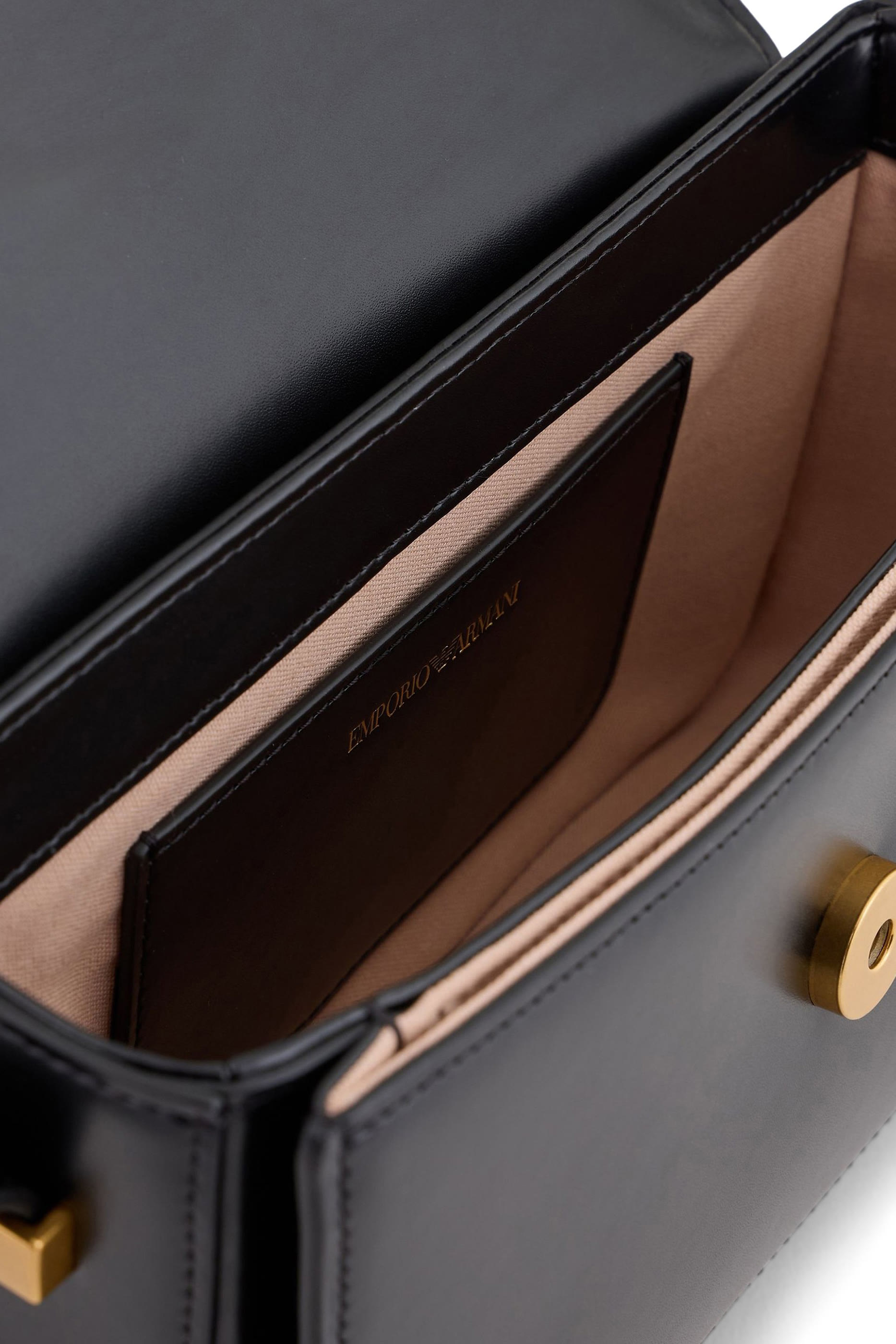 Metal Eagle Logo Shoulder Bag