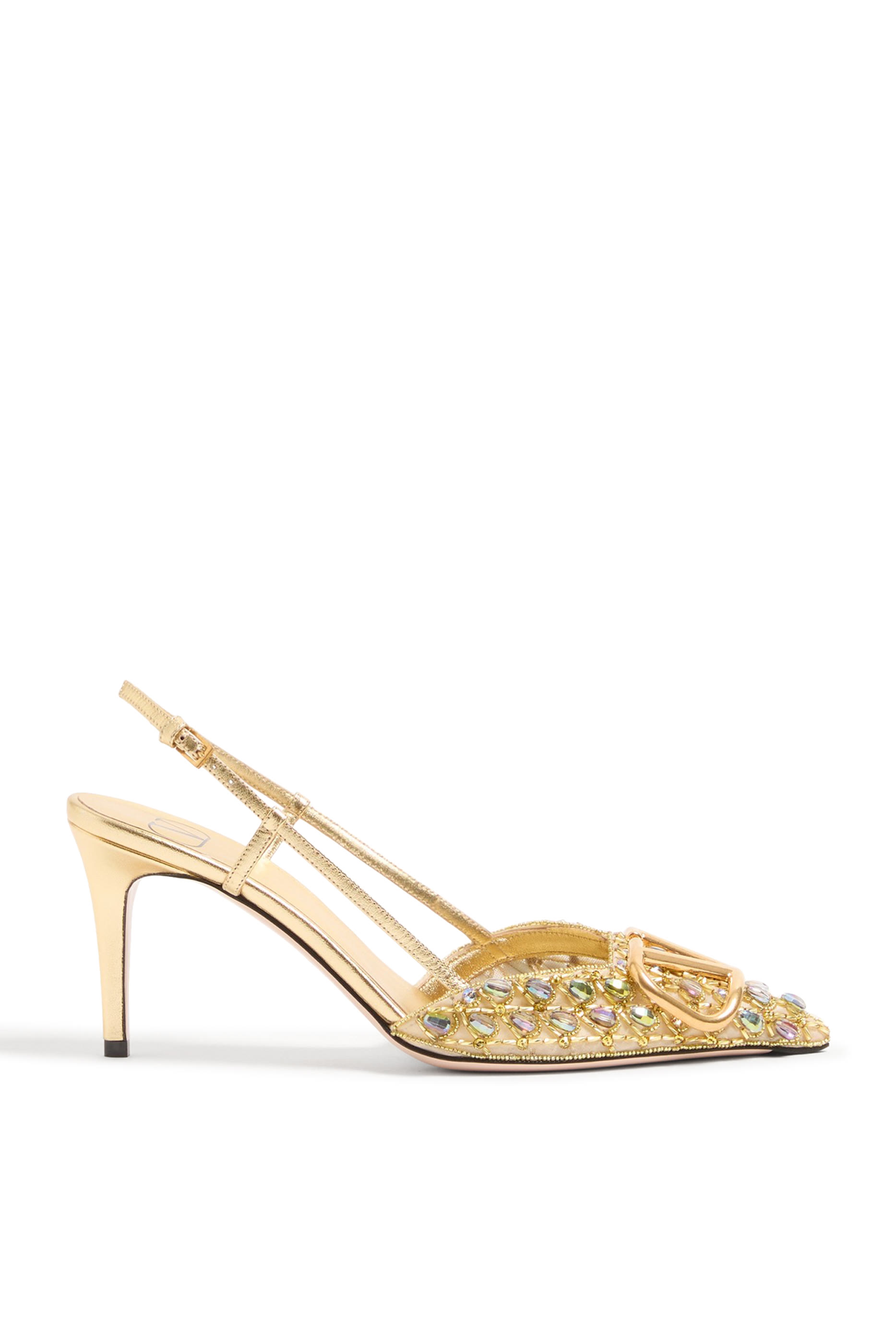 VLogo Signature 80 Slingback Pumps