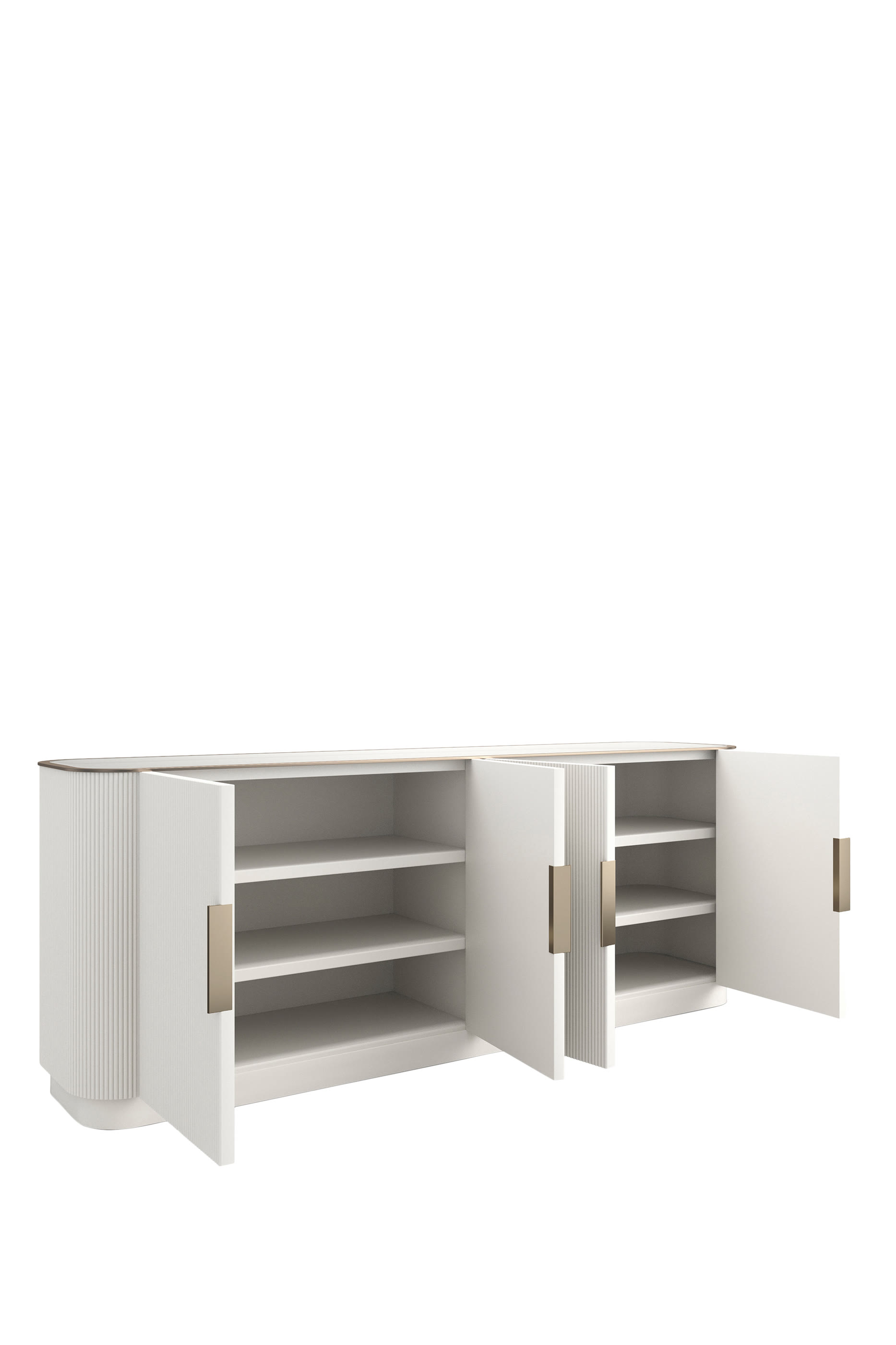 Matte Pearl Love Sideboard