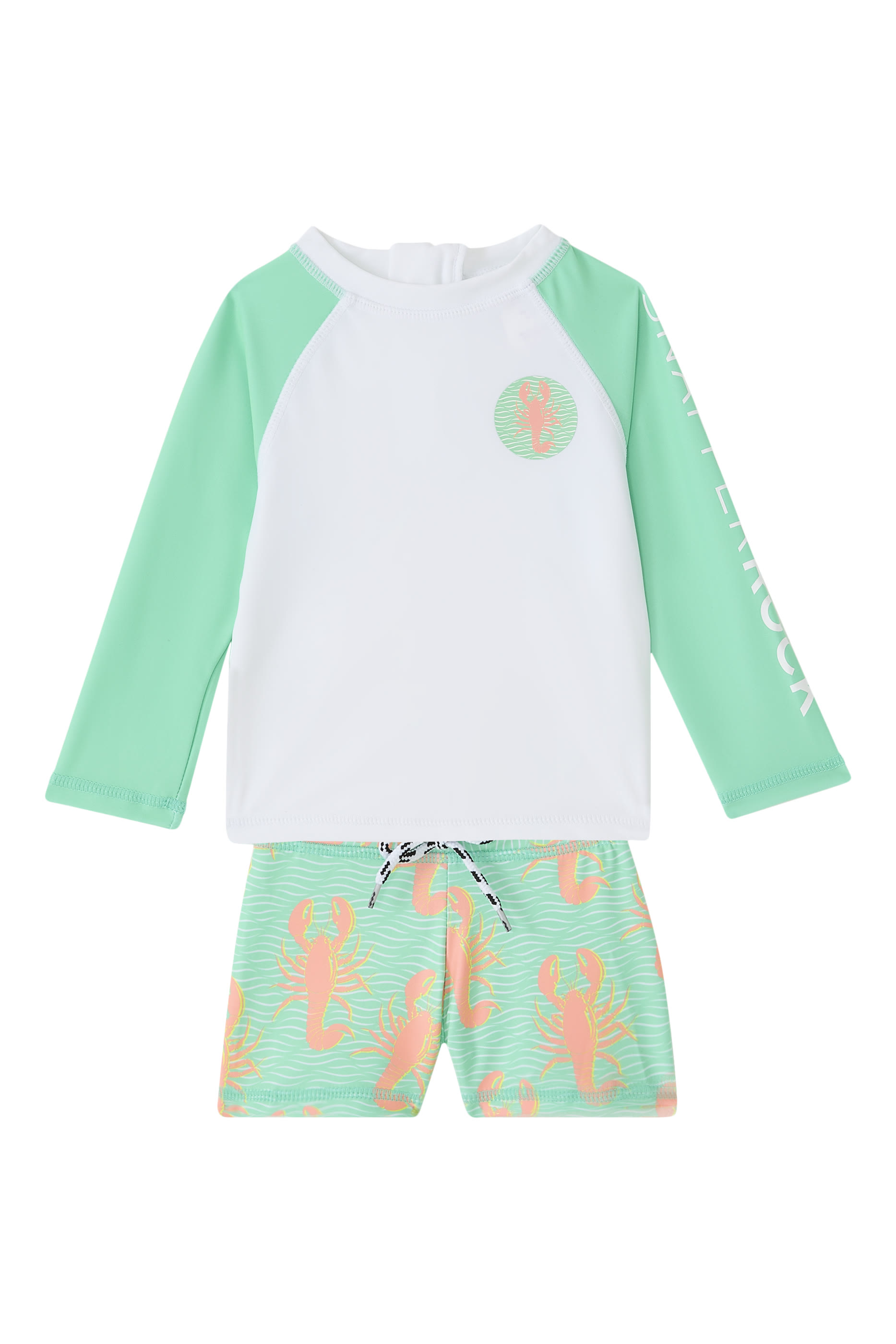 Kids Ocean Clawed Long Sleeve Set