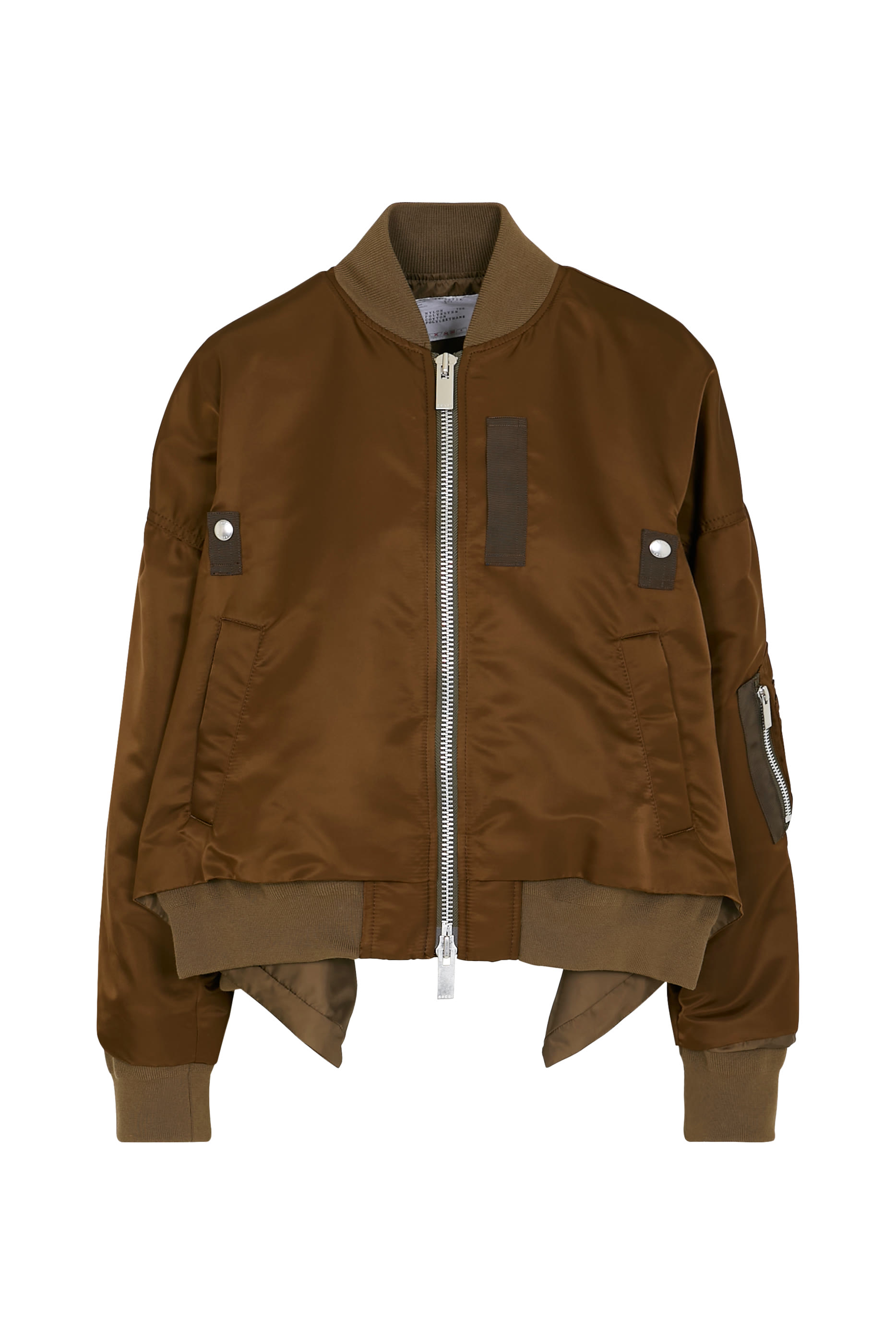 Nylon Twill Bomber Jacket