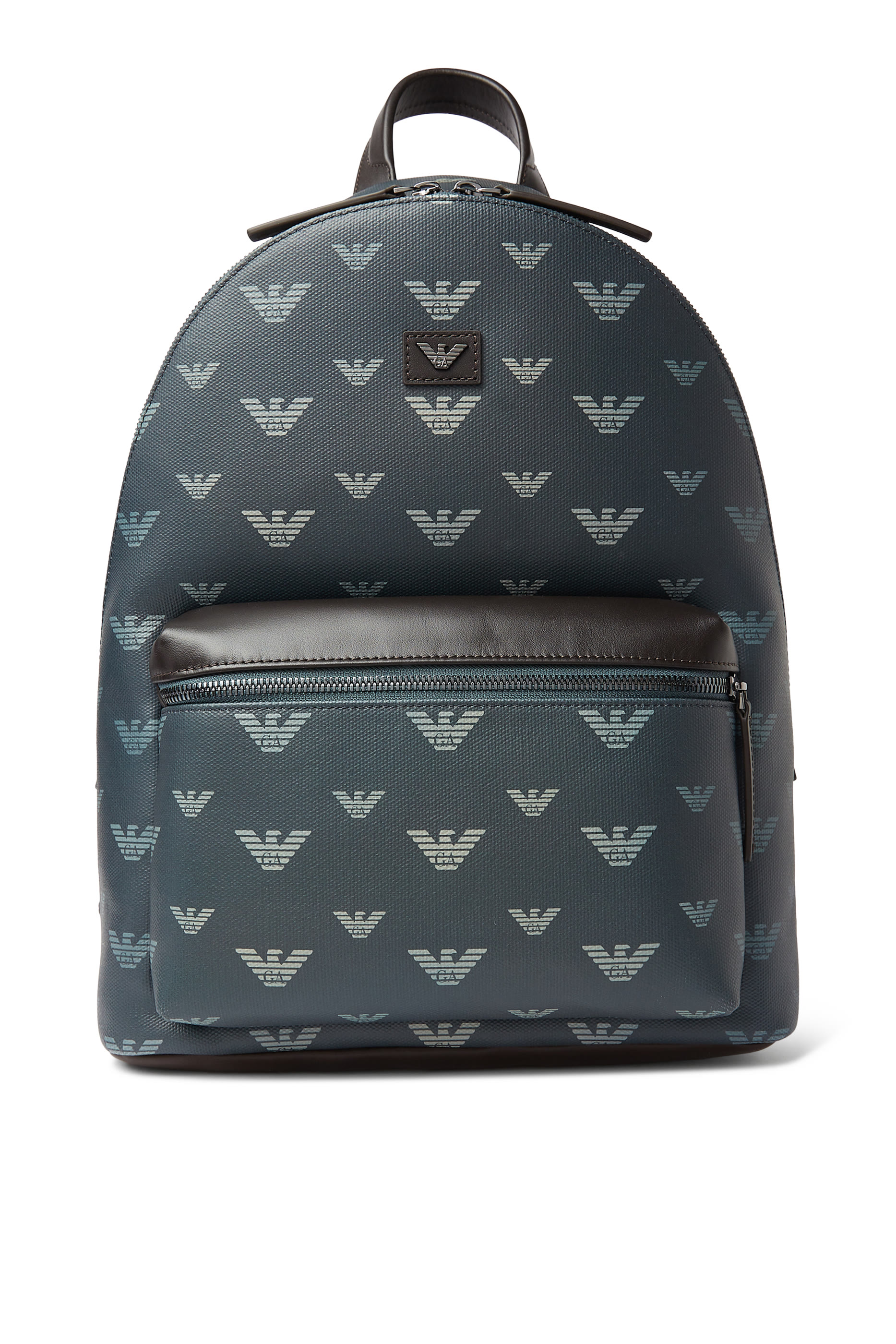 Round Coated Canvas Backpack